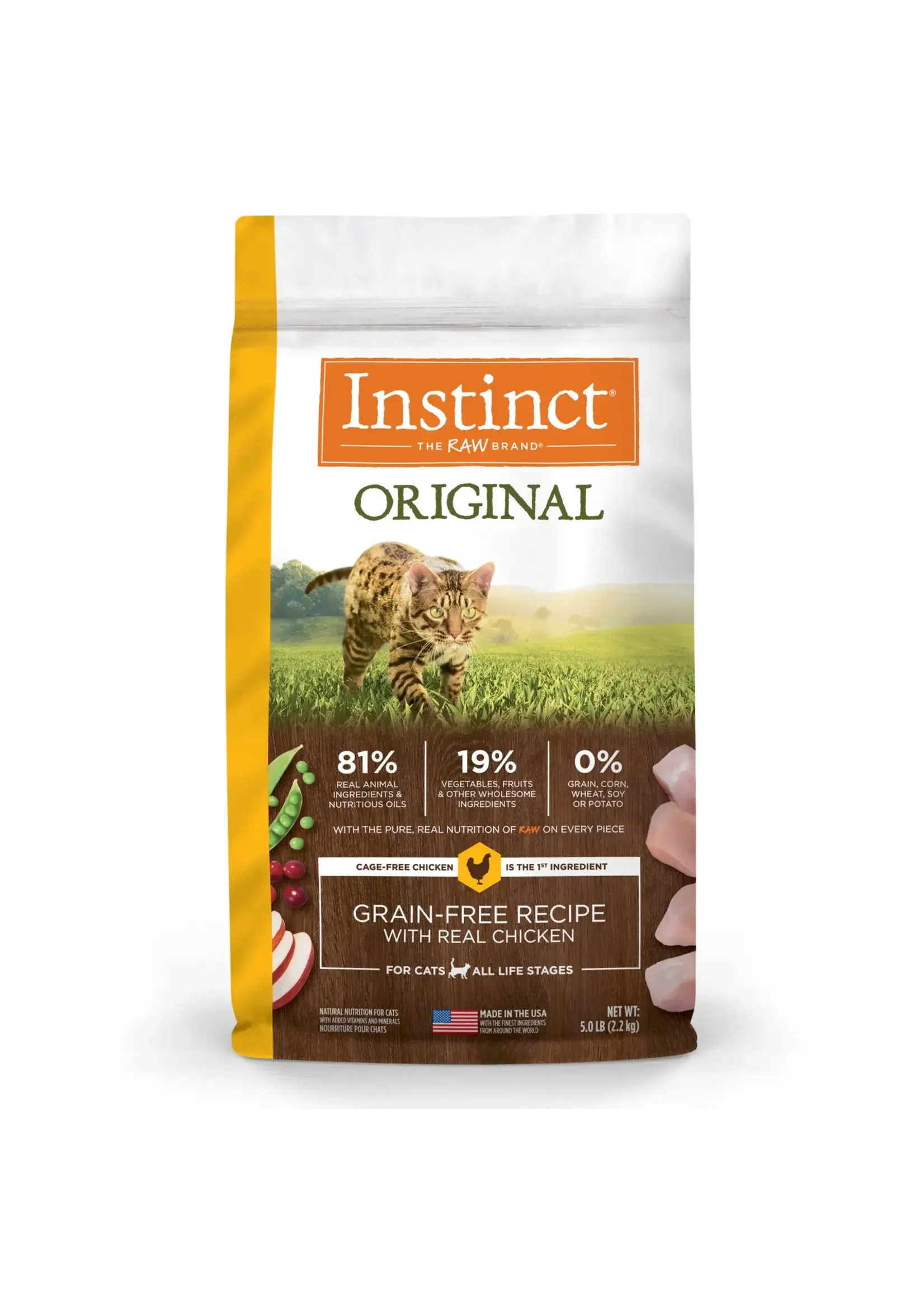 Instinct Instinct Original Kibble Real Chicken Recipe Dry Cat Food - 5 lb
