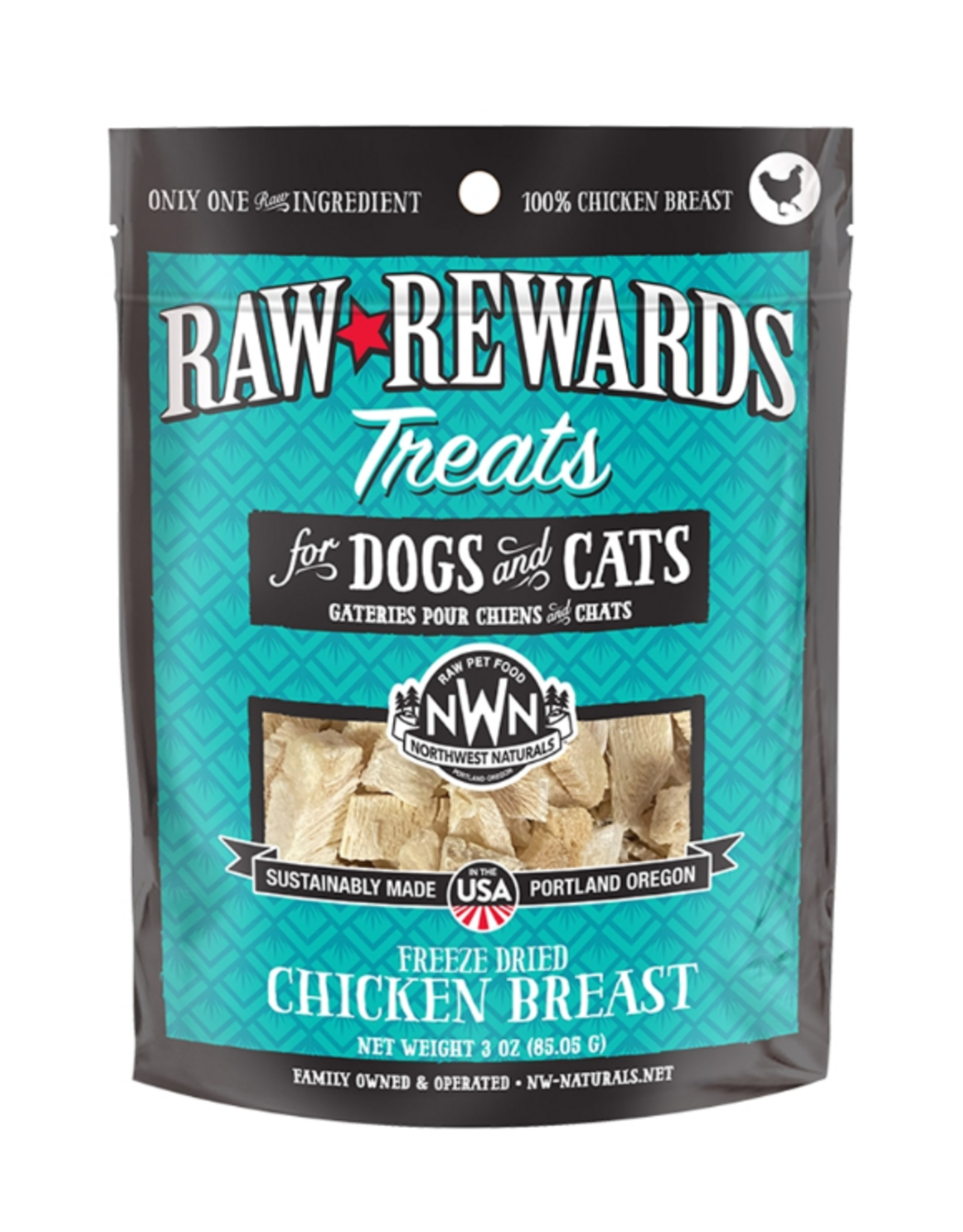 Northwest Naturals Northwest Naturals Dog Cat Freeze Dried Treat CHICKEN - 3 oz