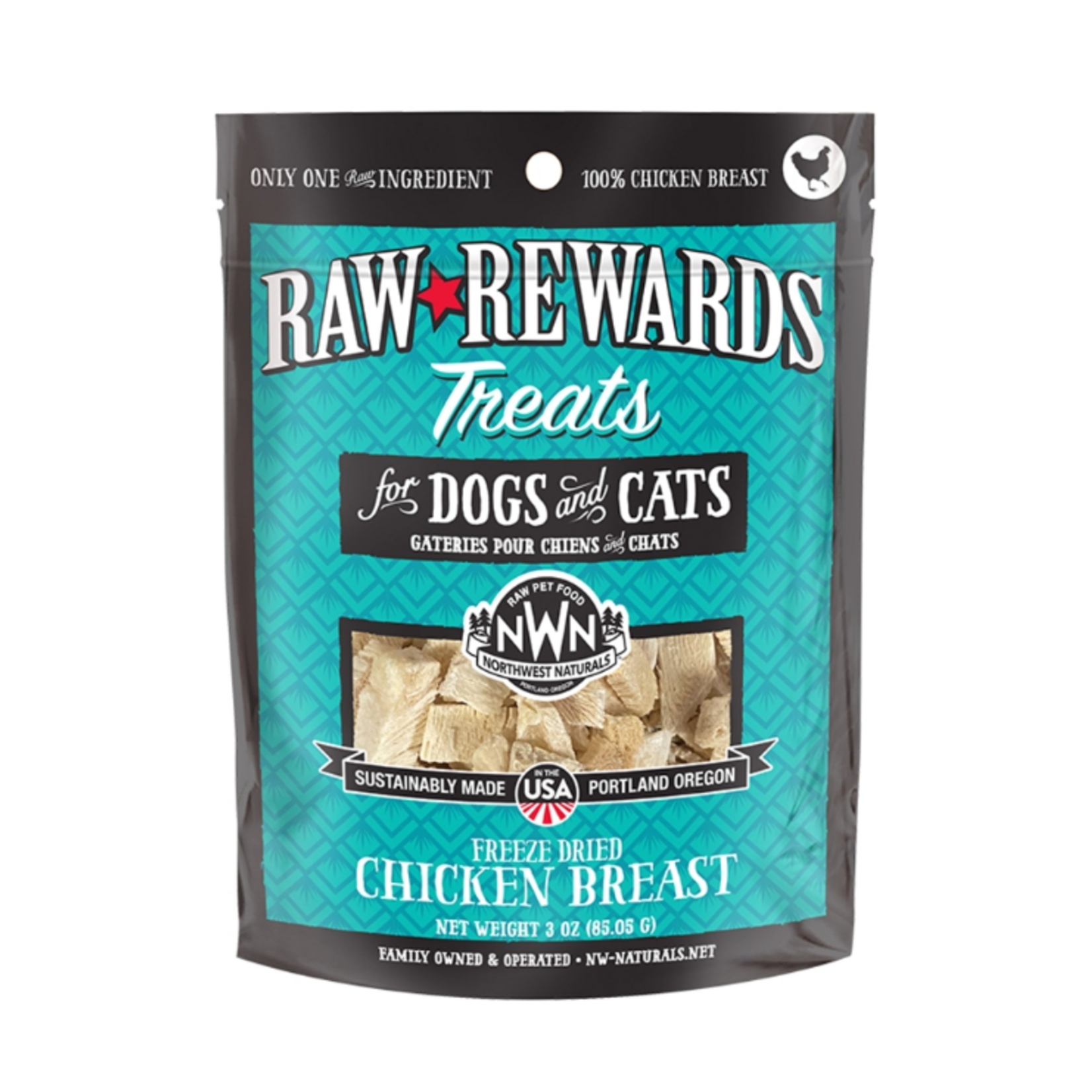 Northwest Naturals Northwest Naturals Dog Cat Freeze Dried Treat CHICKEN - 3 oz