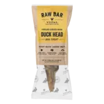 Vital Essentials Vital Essentials Freeze-Dried Raw Bar Dog Treat - Duck Head - 1 oz