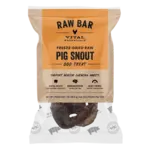 Vital Essentials Vital Essentials Freeze-Dried Raw Bar Dog Treat - Pig Snout - 1 oz