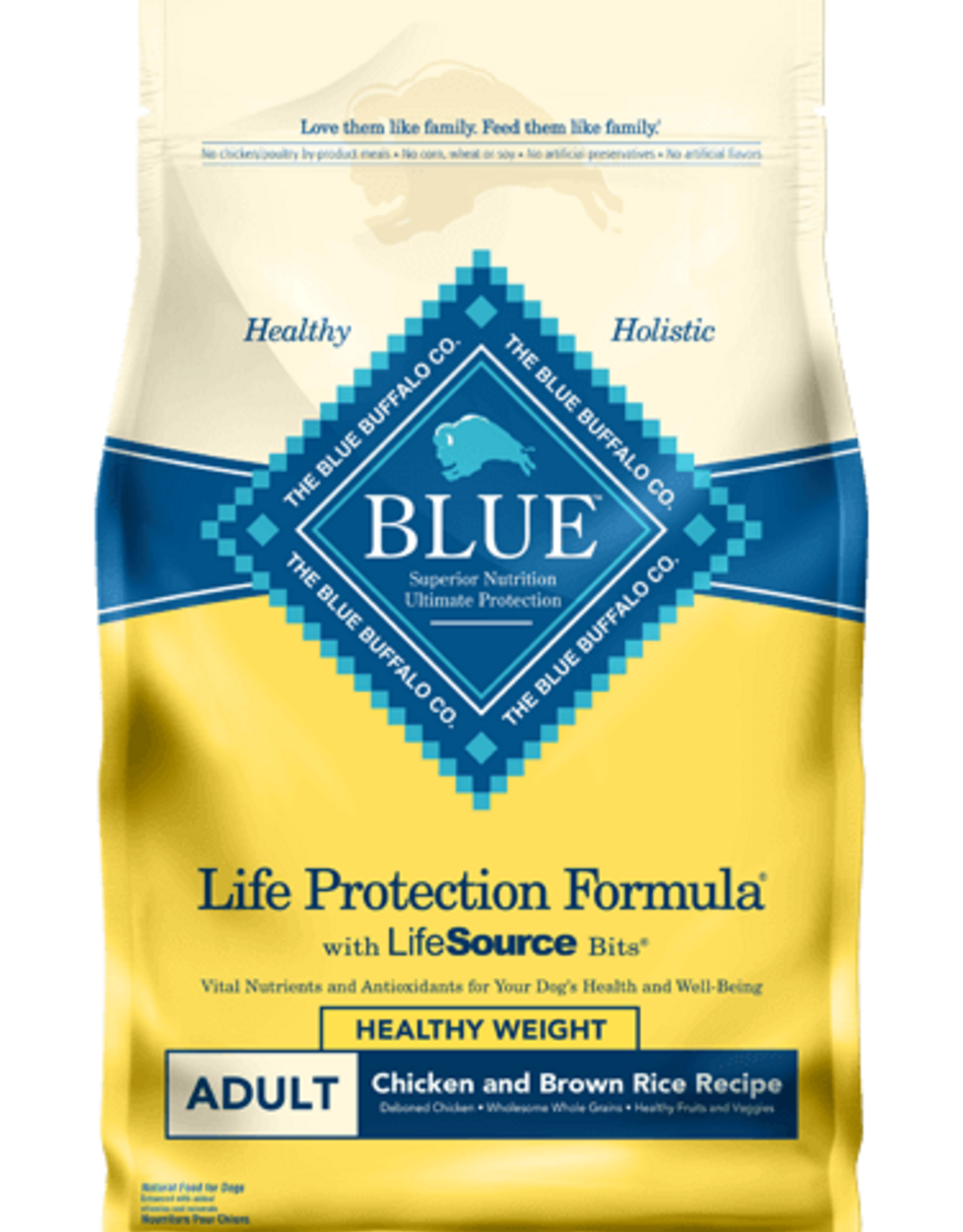 Blue Buffalo Blue Buffalo Life Protection Formula Dry Dog Food - Weight Control Chicken & Brown Rice - 15 lb