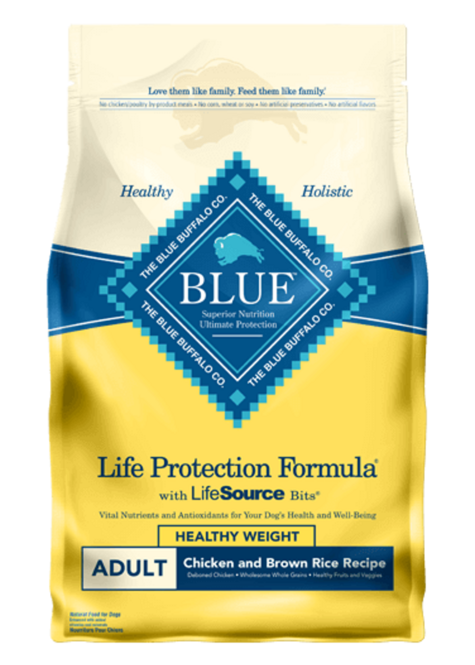 Blue Buffalo Blue Buffalo Life Protection Formula Dry Dog Food - Weight Control Chicken & Brown Rice - 15 lb