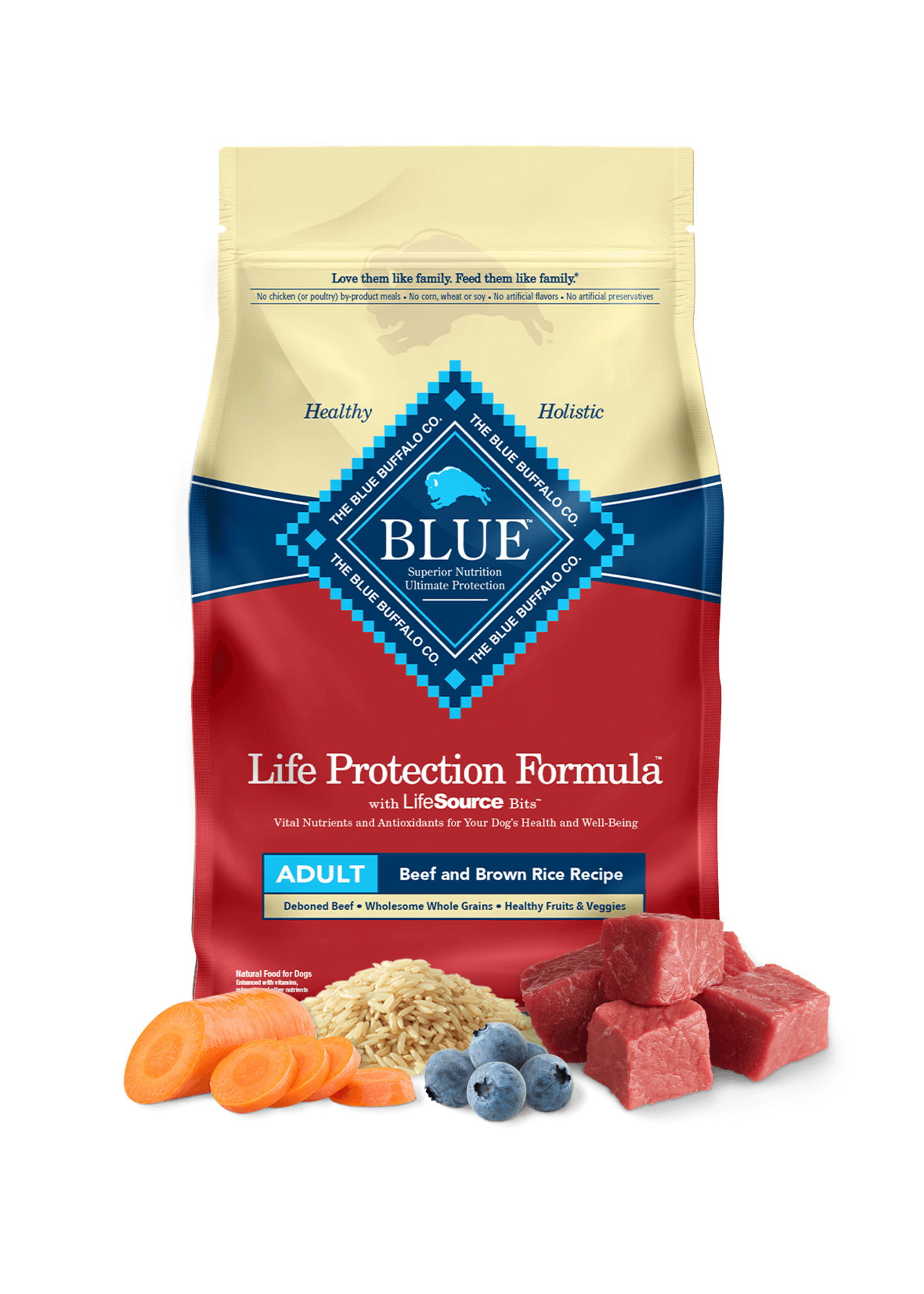 Blue Buffalo Blue Buffalo Life Protection Formula Dry Dog Food - Beef & Brown Rice - 30 lb