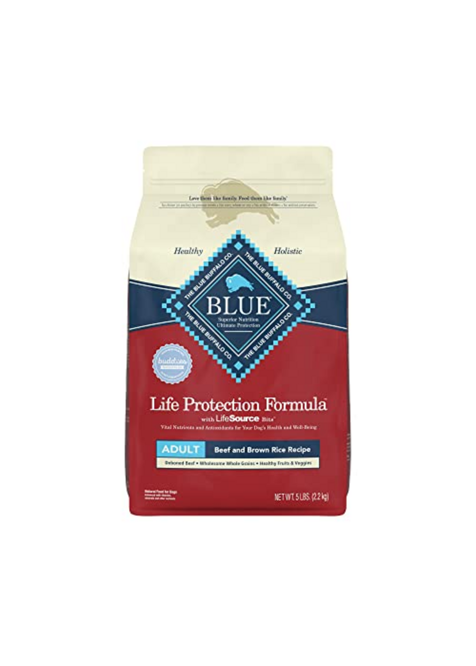 Blue Buffalo Blue Buffalo Life Protection Formula Dry Dog Food - Beef & Brown Rice - 5 lb