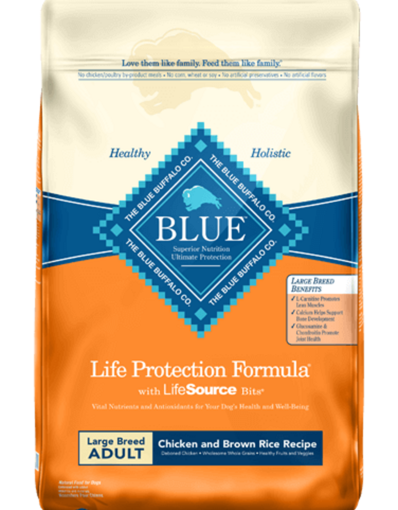 Blue Buffalo Blue Buffalo Life Protection Formula Large Breed Dry Dog Food - Chicken & Rice - 30 lb