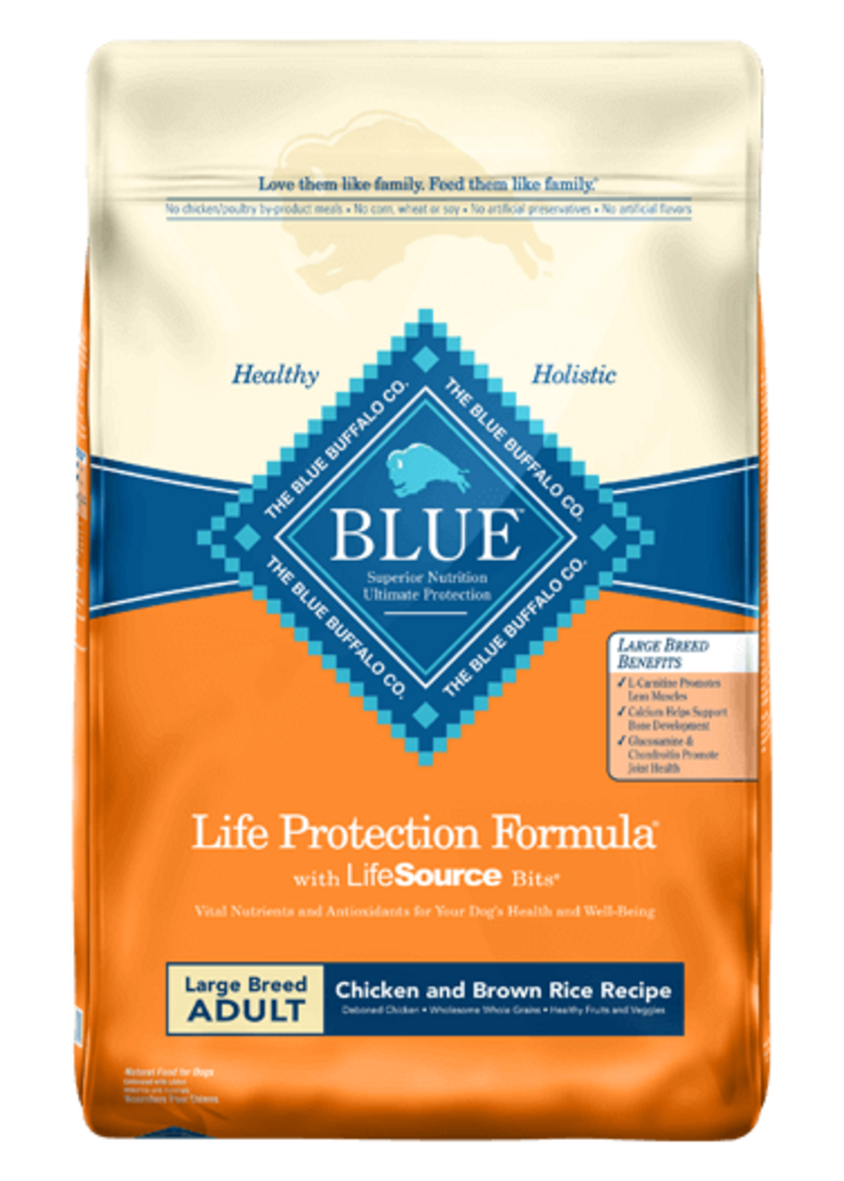 Blue Buffalo Blue Buffalo Life Protection Formula Large Breed Dry Dog Food - Chicken & Rice - 30 lb