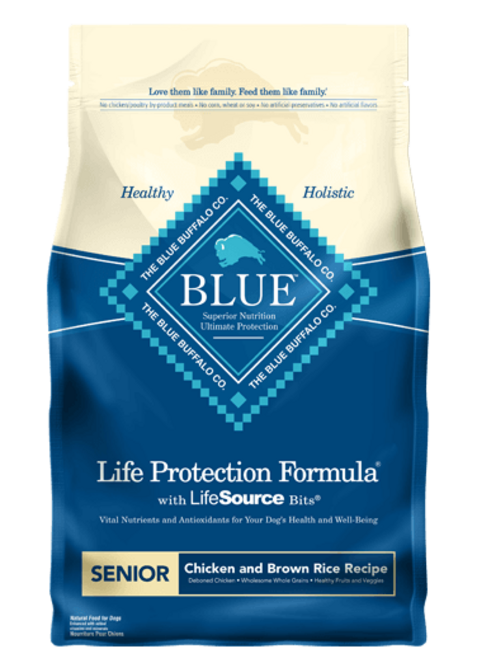 Blue Buffalo Blue Buffalo Life Protection Formula Senior Dry Dog Food - Chicken & Brown Rice - 30 lb