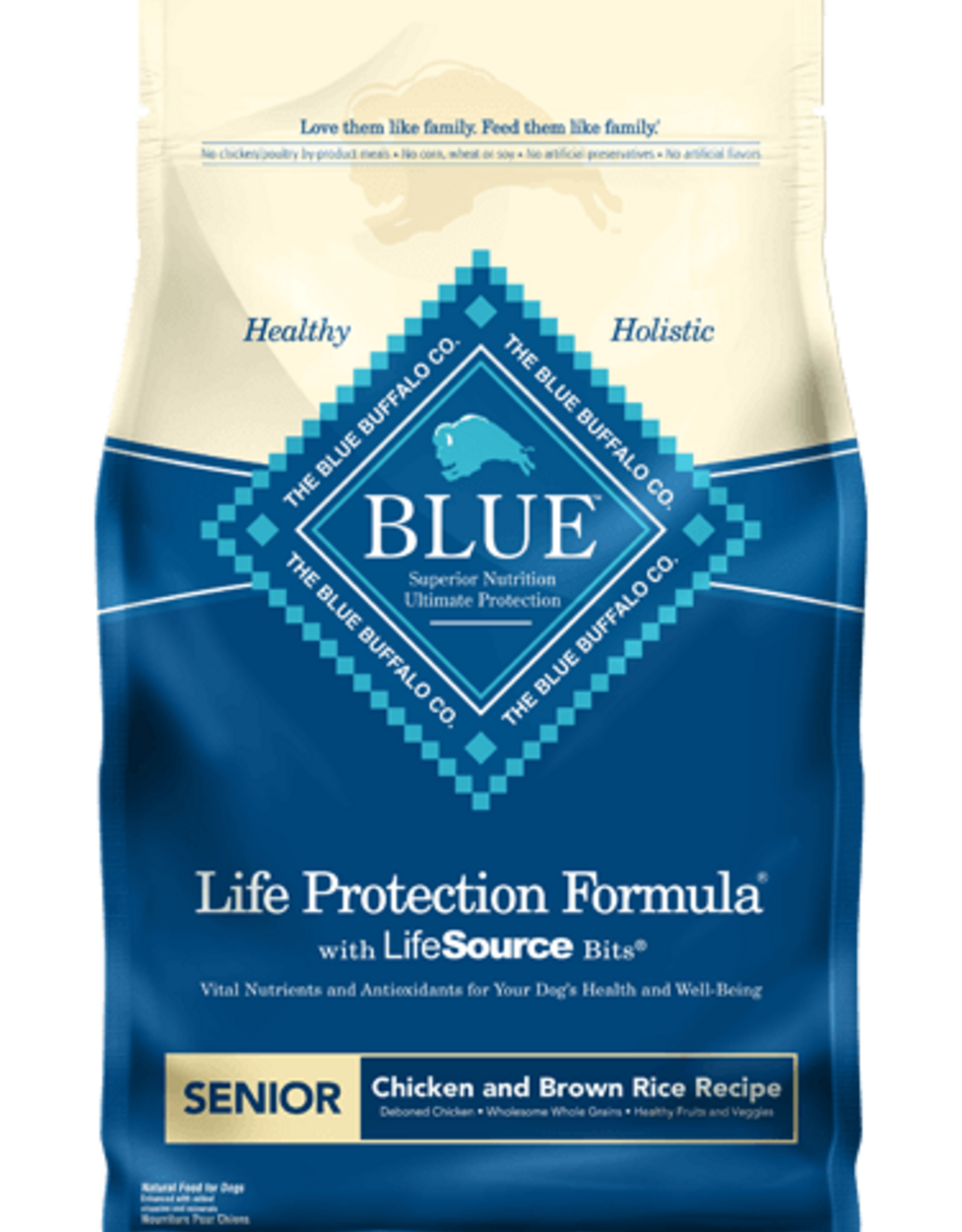 Blue Buffalo Blue Buffalo Life Protection Formula Senior Dry Dog Food - Chicken & Brown Rice - 5 lb