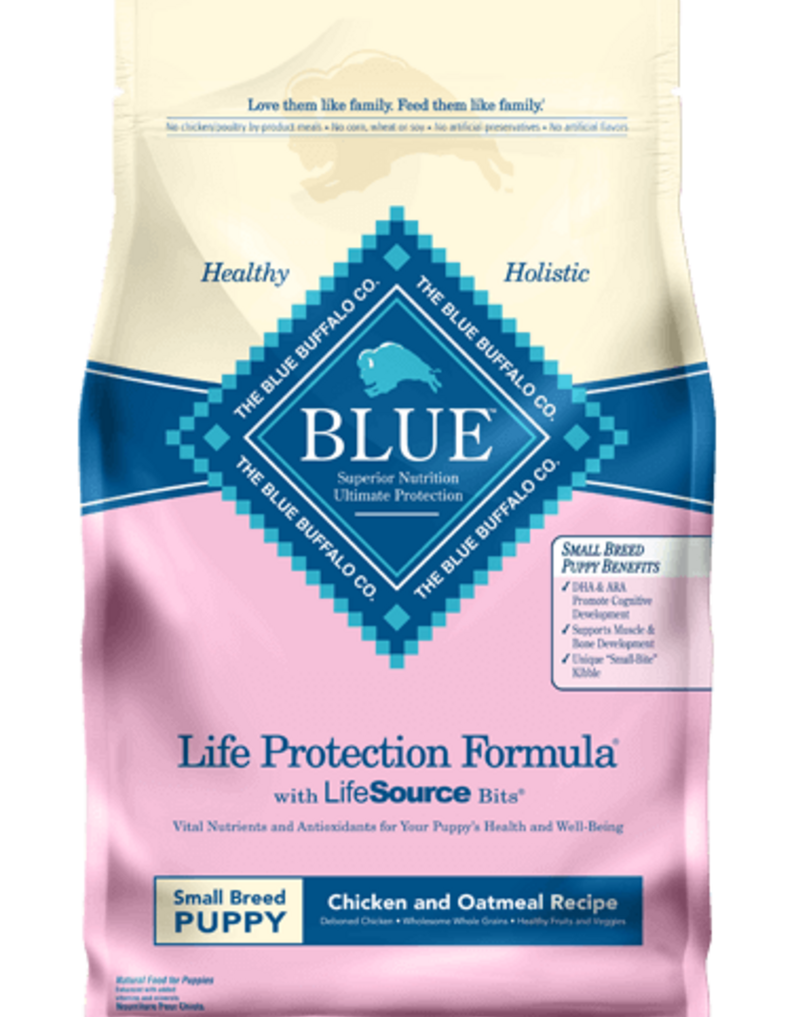 Blue Buffalo Blue Buffalo Life Protection Formula Small Breed Dry Puppy Food - Chicken & Oatmeal - 5 lb