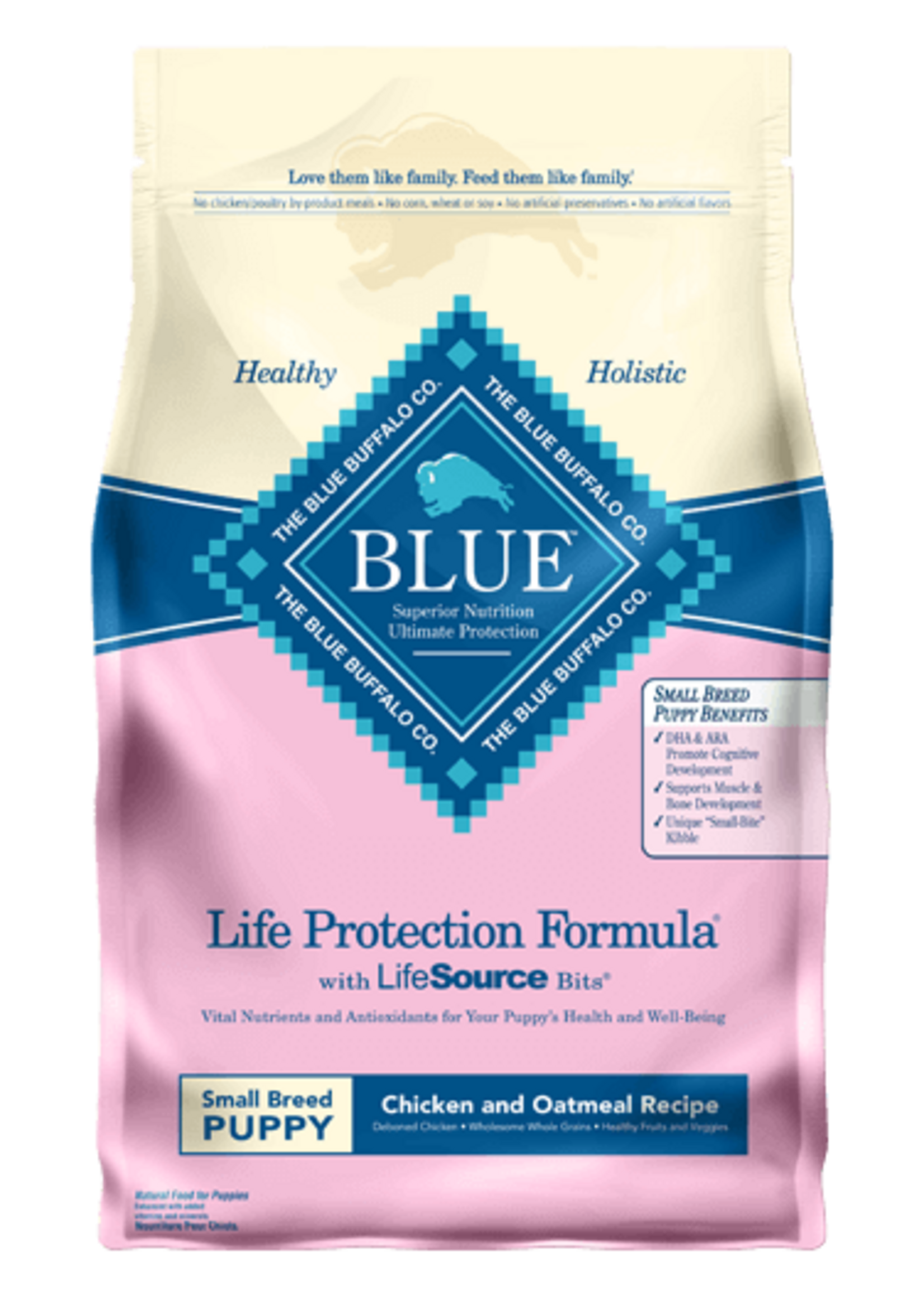 Blue Buffalo Blue Buffalo Life Protection Formula Small Breed Dry Puppy Food - Chicken & Oatmeal - 5 lb