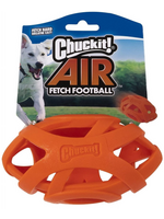Chuckit! Chuckit! Air Fetch Rubber Football Outdoor Fetch Dog Toy  Orange  Pack of 1