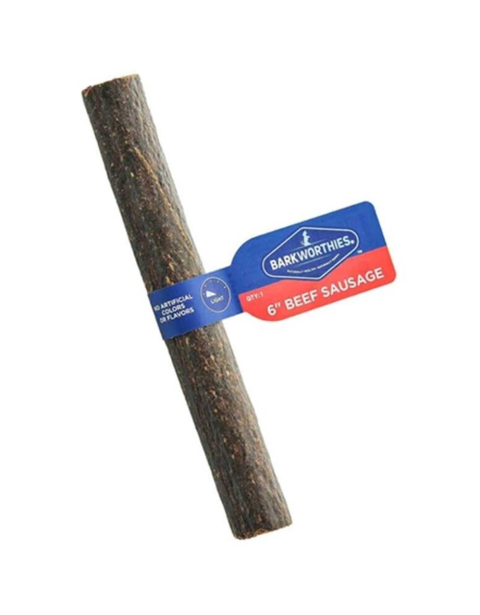 Barkworthies Barkworthies Beef Sausage Dog Treat - 6" (50)