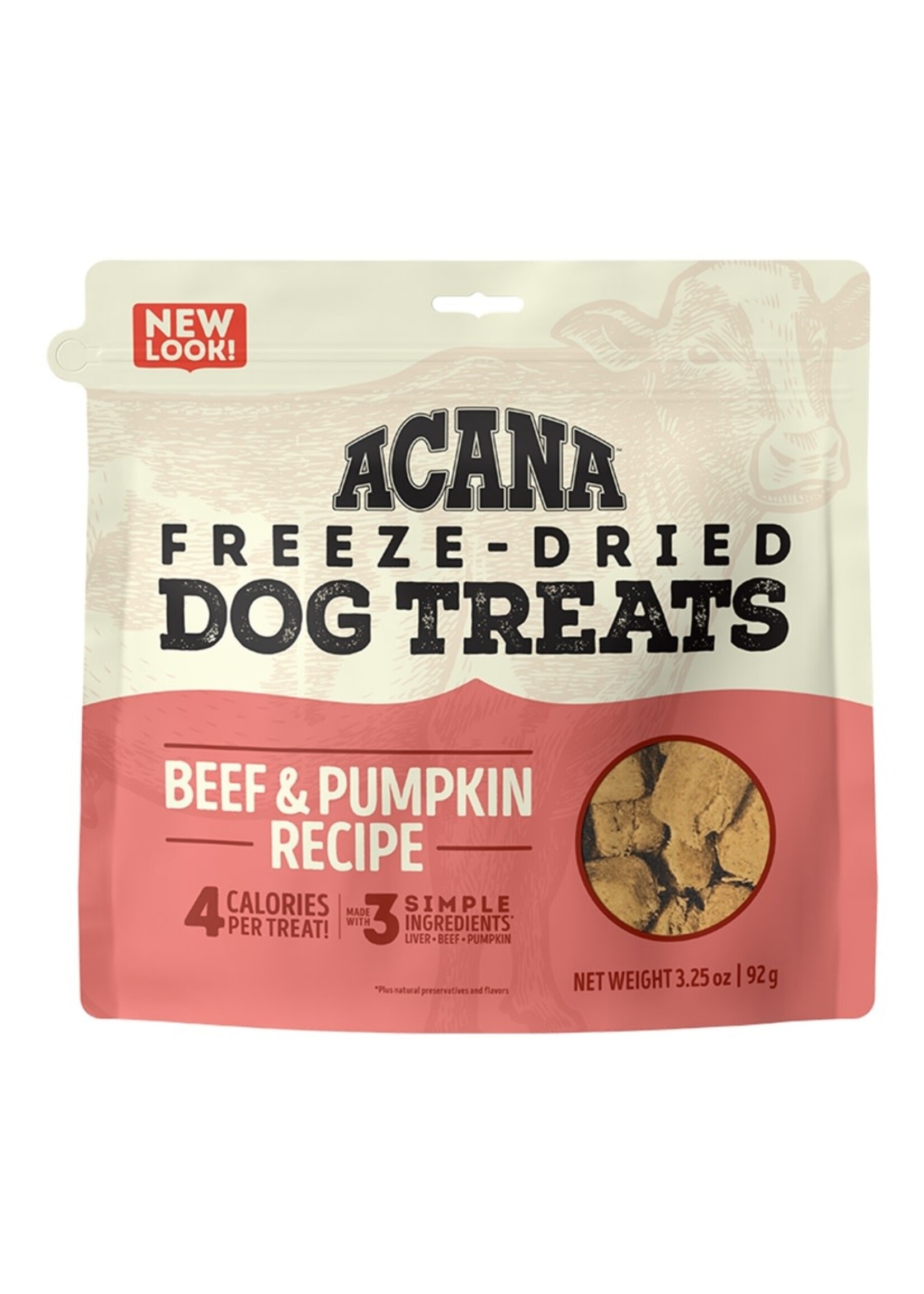 ACANA ACANA Freeze-Dried Dog Treats Beef & Pumpkin Recipe  - 3.25 oz