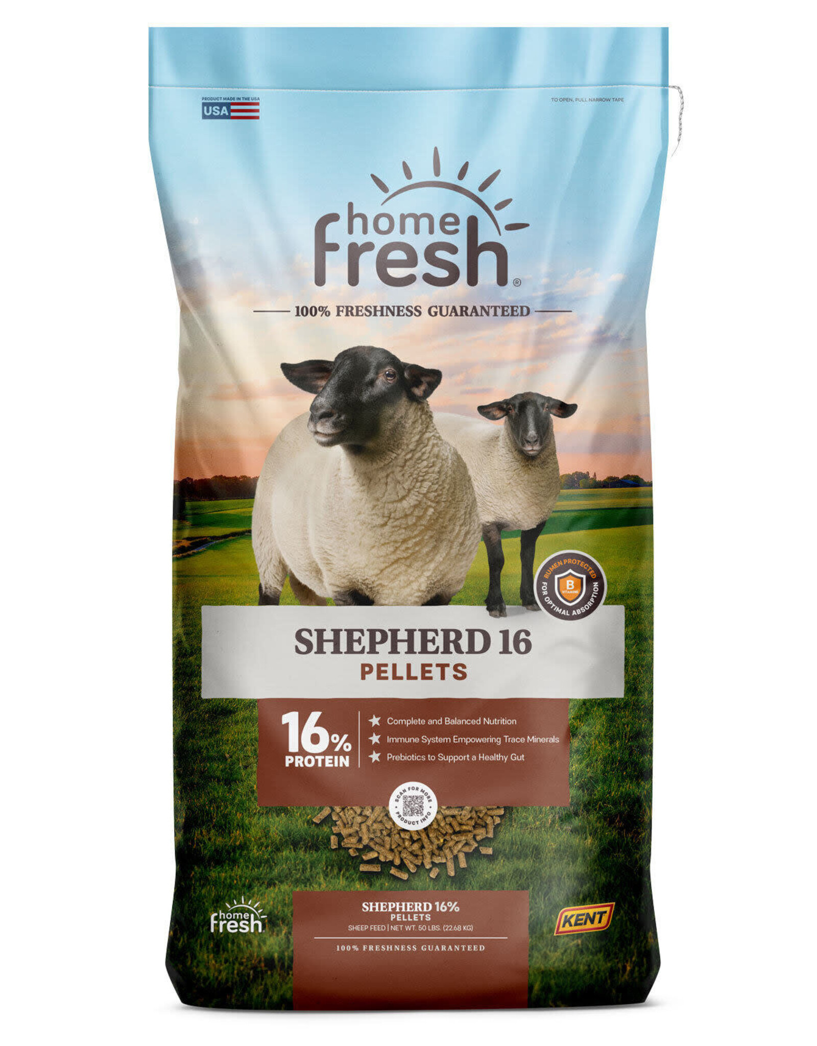 Blue Seal Kent Blue Seal Home Fresh Shepherd 16% Sheep Pellets - 50 lb