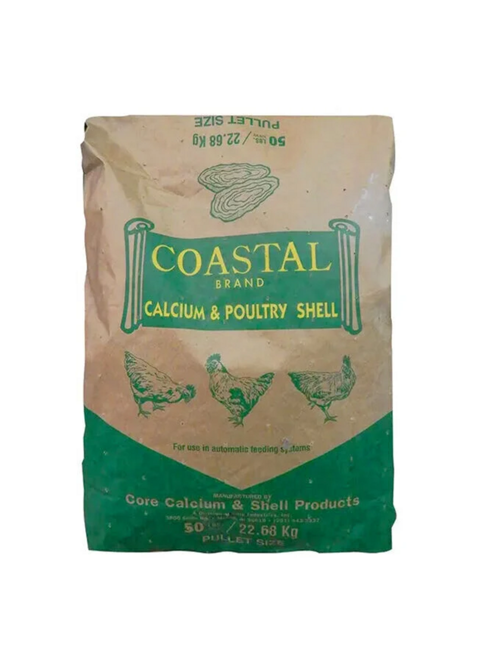 Coastal Brand Coastal Calcium & Poultry Oyster Shell - 50 lb