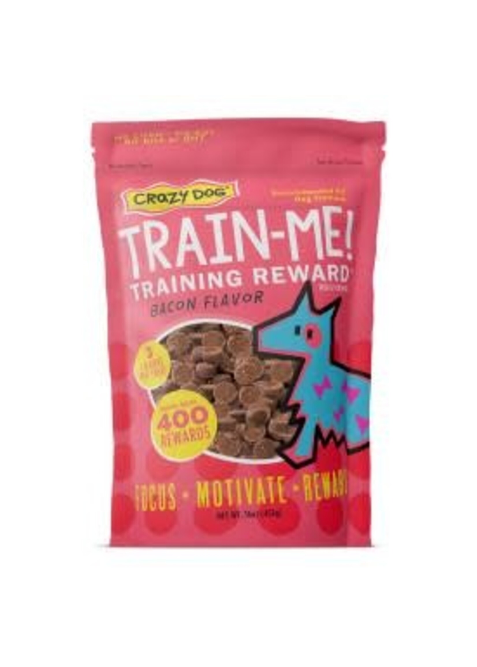 Crazy Dog Crazy Dog Train-Me! Training Treats Bacon - 16 oz