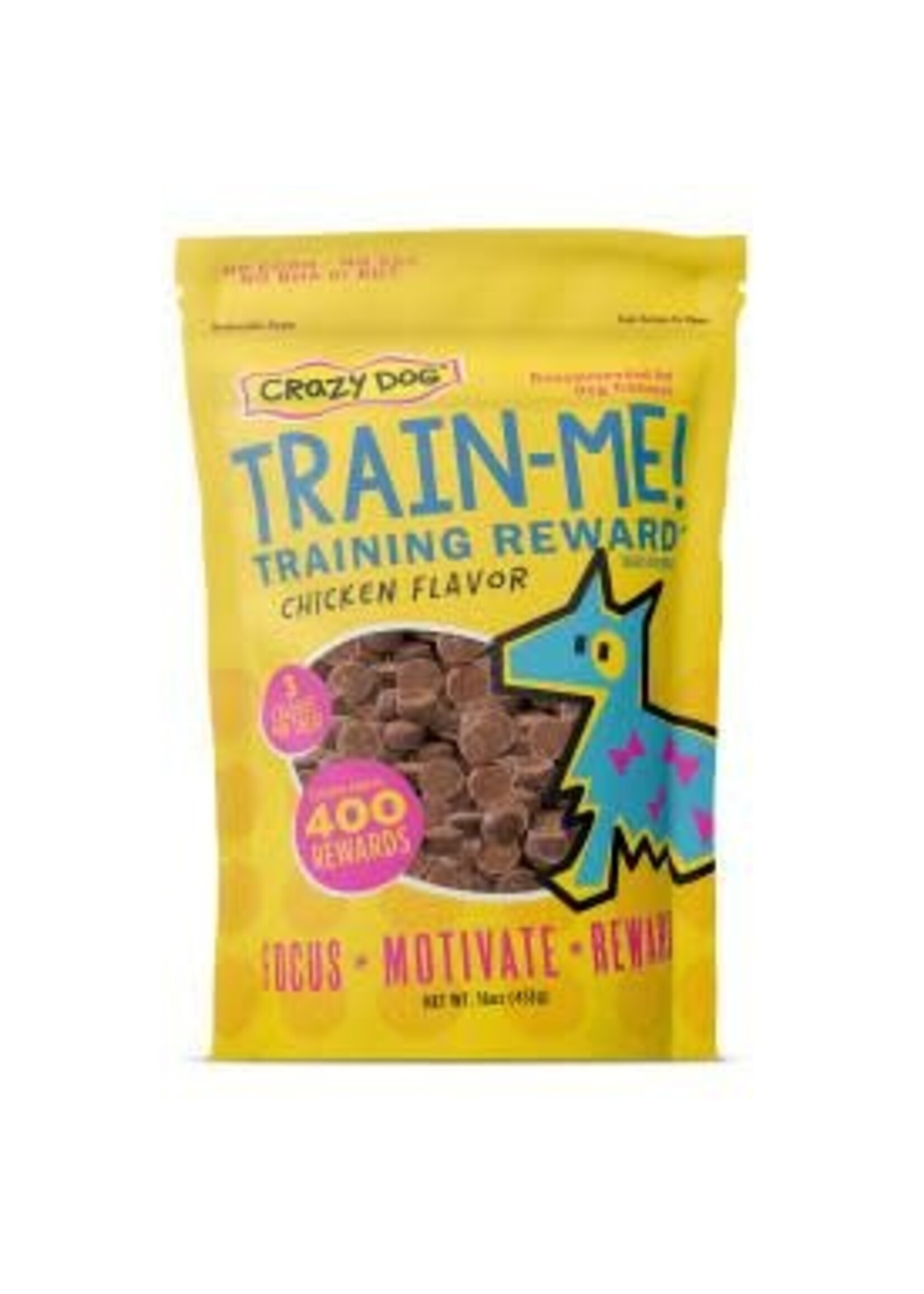 Crazy Dog Crazy Dog Train-Me! Training Treats Chicken - 16 oz