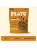 Plato Plato Dog Treats Organic Air-Dried Chicken Strips - 18 oz
