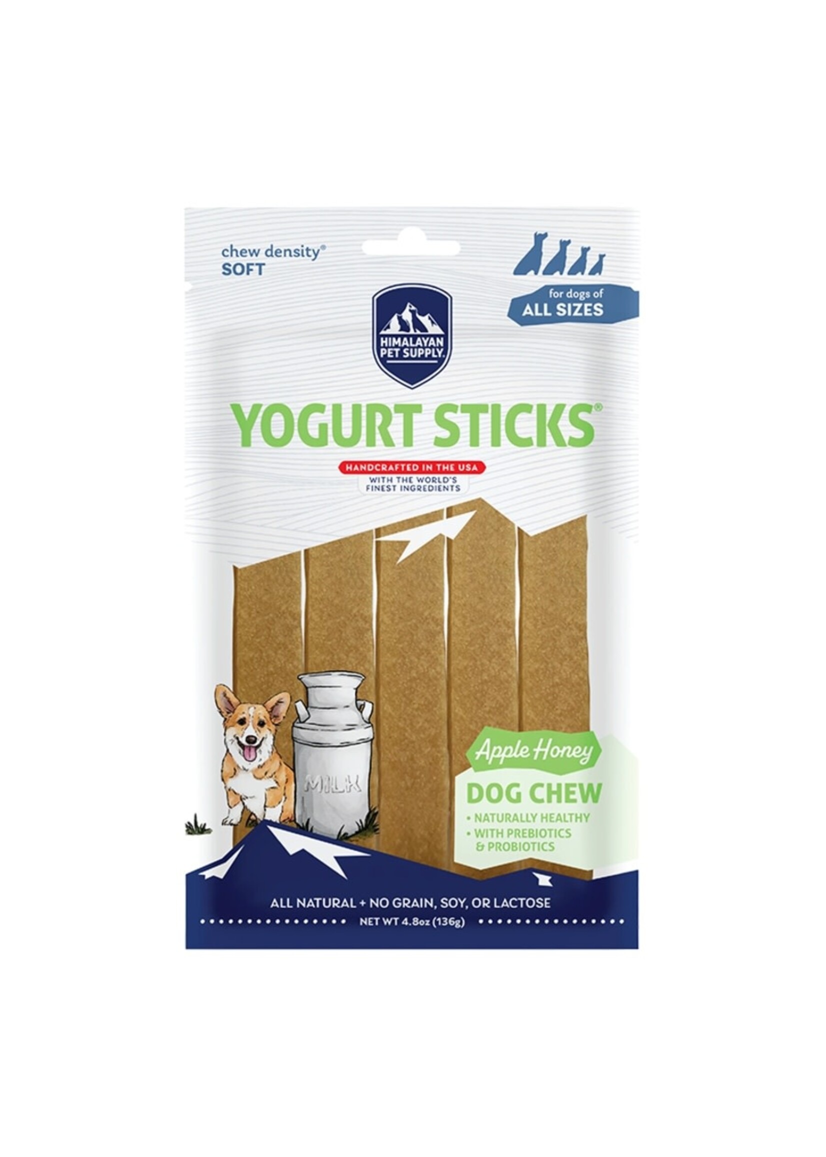 Himalayan Pet Supply Himalayan Pet Supply Dog Chew Yogurt Sticks - Apple Honey 4.8 oz