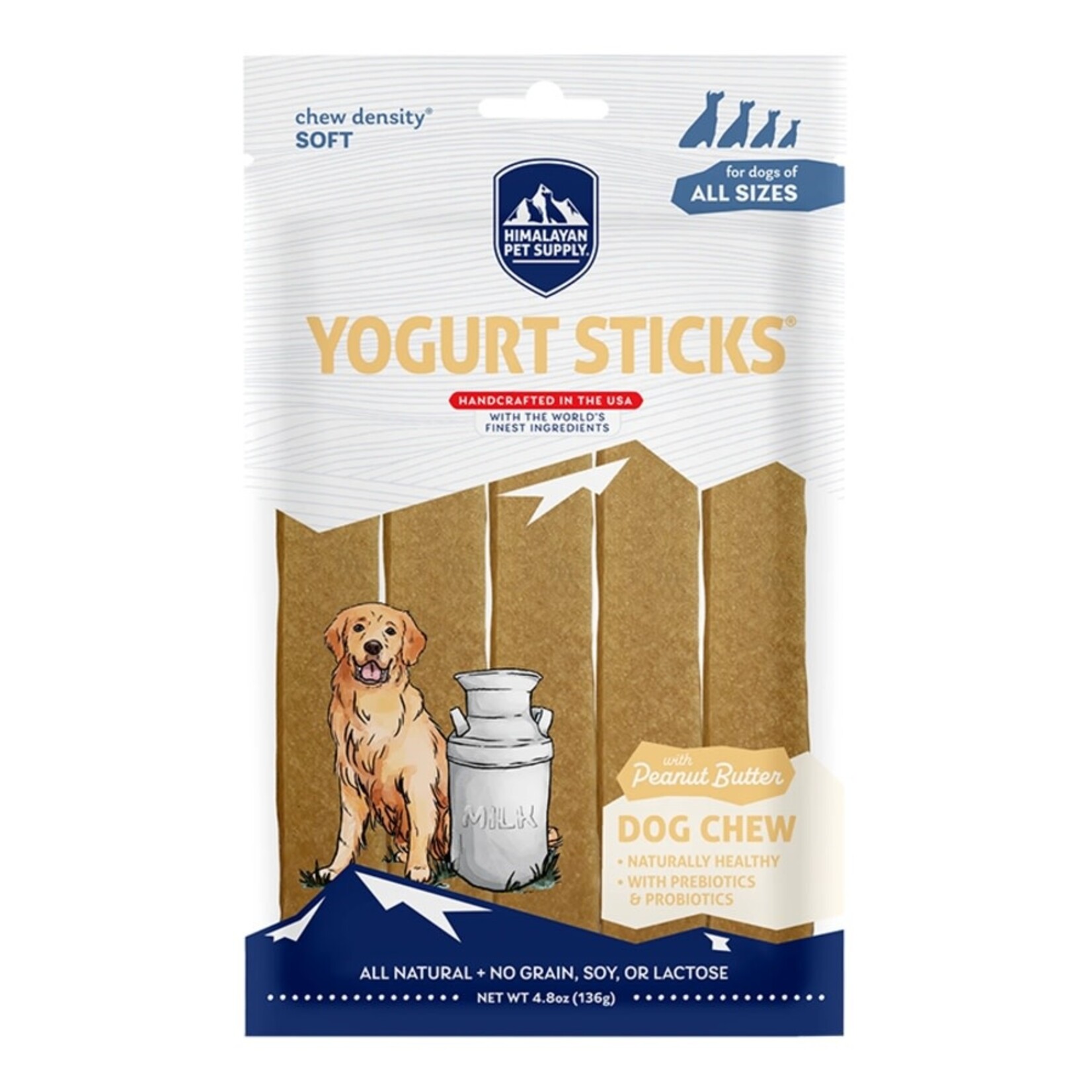 Himalayan Pet Supply Himalayan Pet Supply Dog Chews Yogurt Sticks - Peanut Butter 4.8 oz