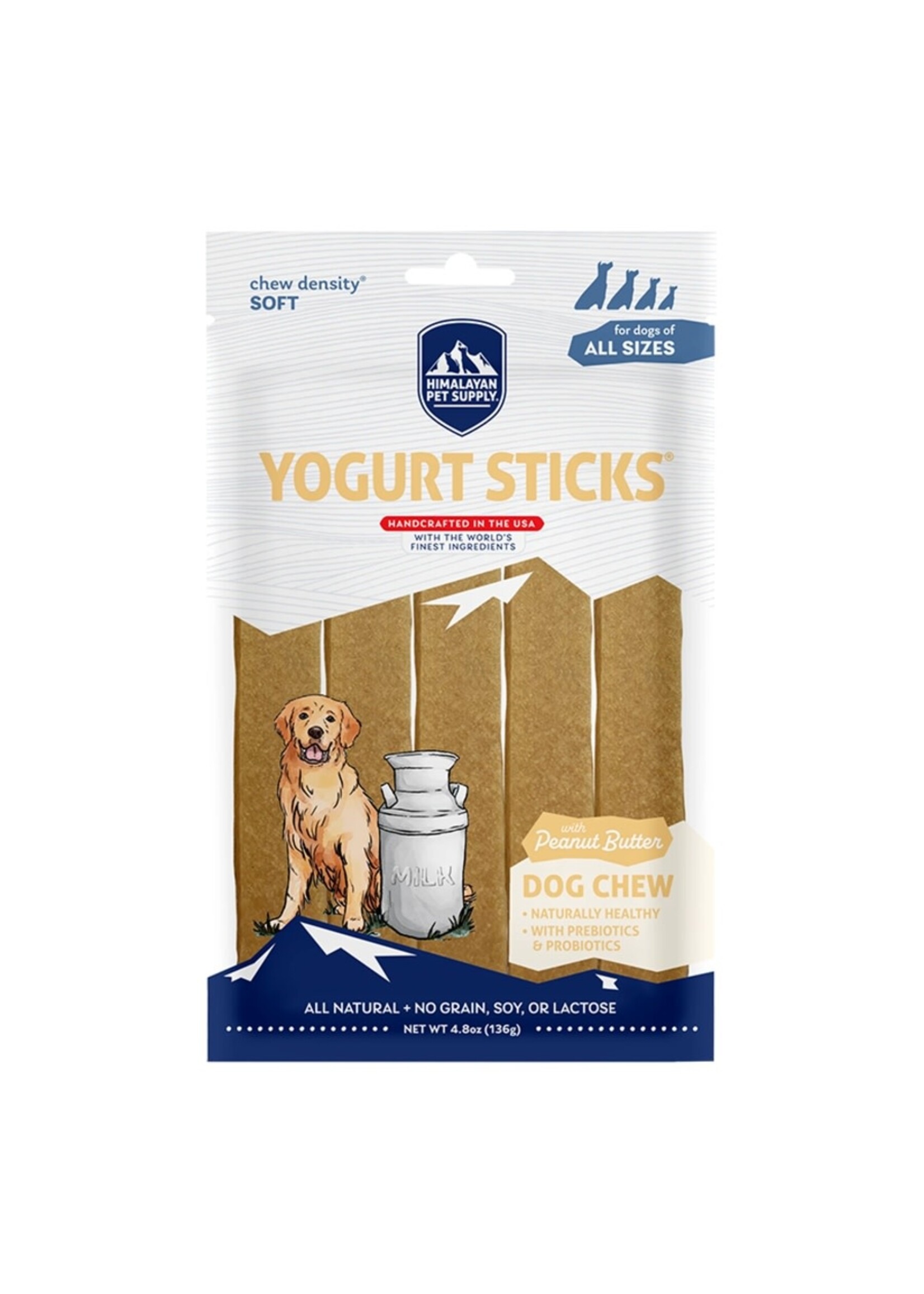 Himalayan Pet Supply Himalayan Pet Supply Dog Chews Yogurt Sticks - Peanut Butter 4.8 oz