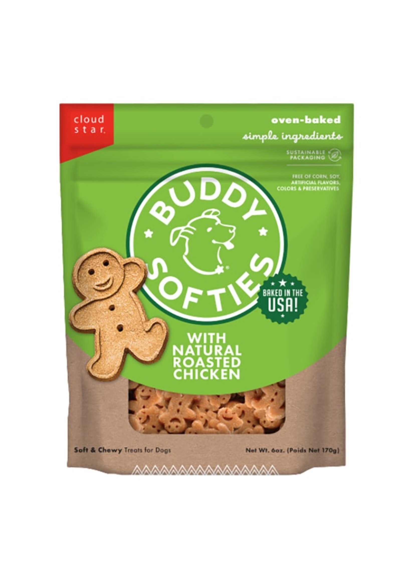 Buddy Biscuits Cloud Star Buddy Biscuits Softies Chicken Dog Treats - 6 oz.