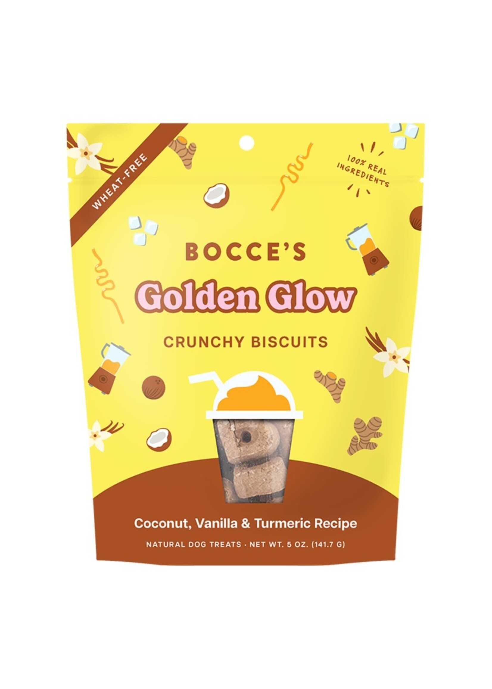 Bocce's Bakery Bocce's Bakery Dog Crunchy Biscuits Golden Glow - 5 oz