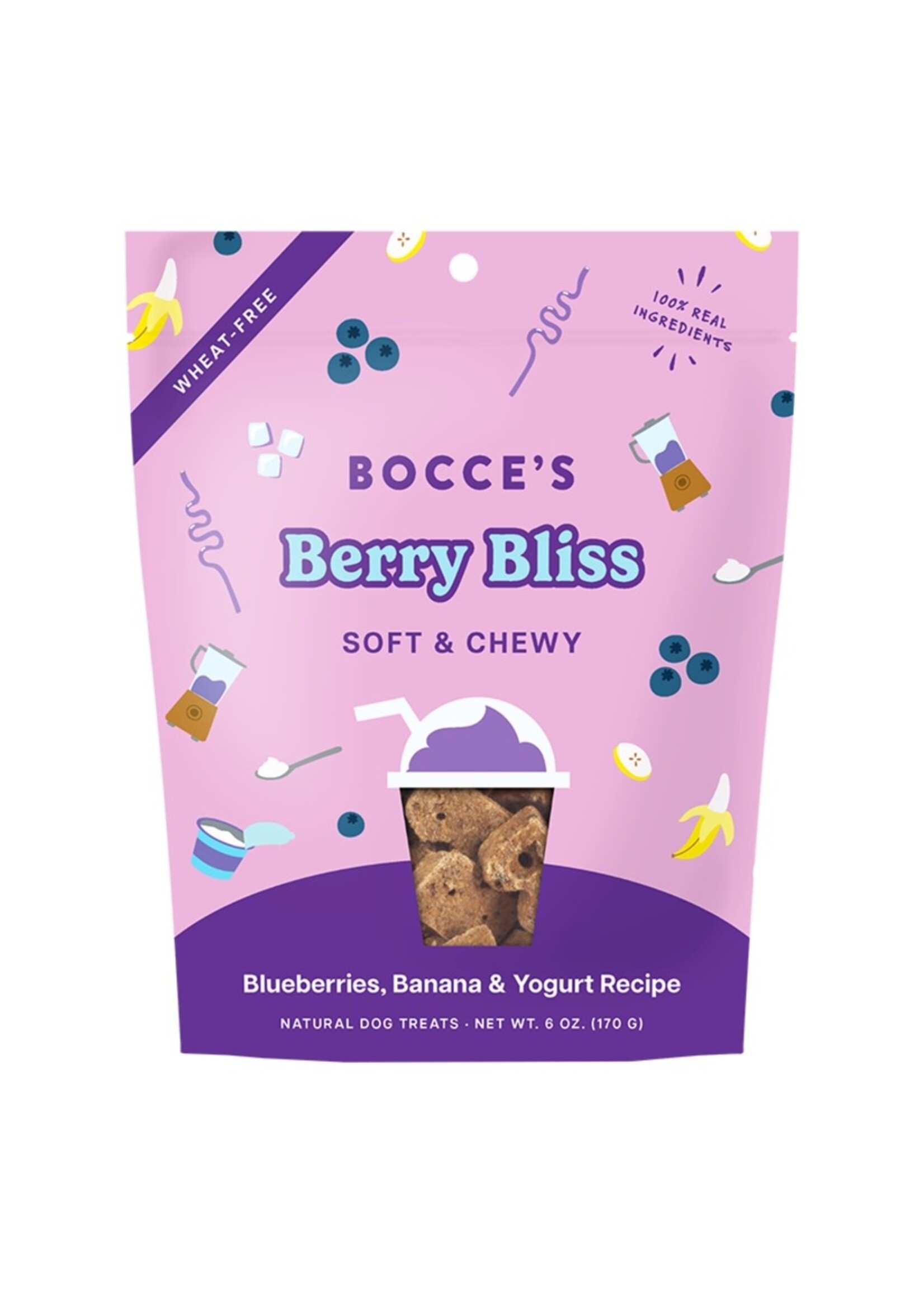 Bocce's Bakery Bocce's Bakery Dog Soft & Chewy Berry Bliss Treats - 6 oz