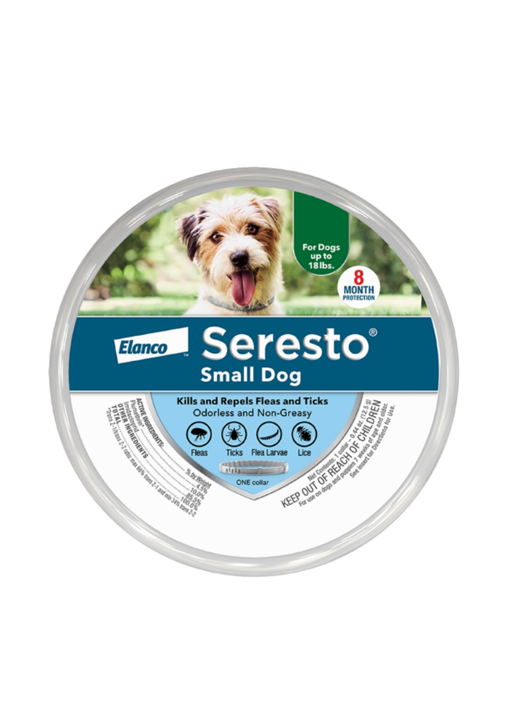 Bayer Seresto 8 Month Flea & Tick Collar Small Dog