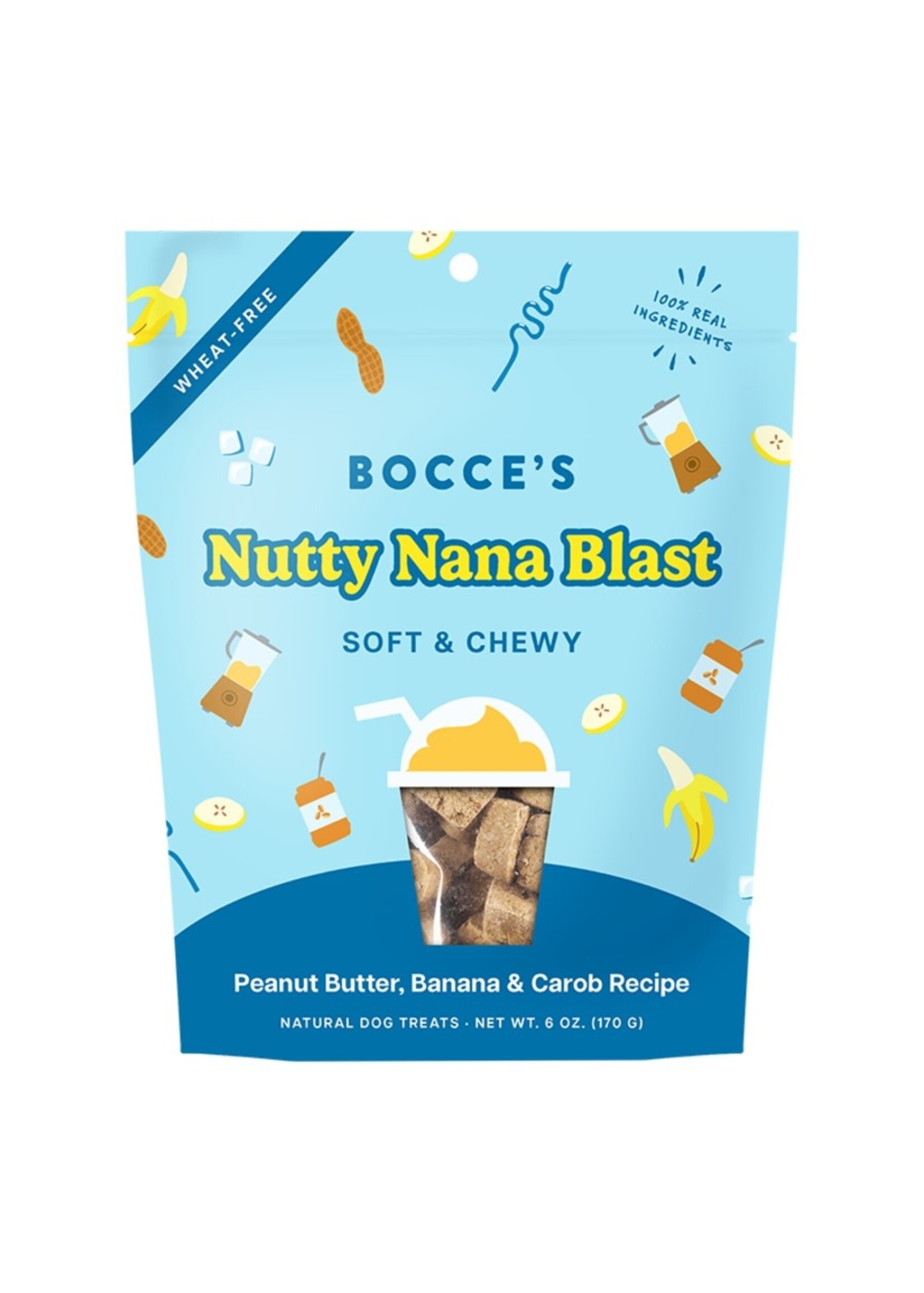 Bocce's Bakery Bocce's Bakery Dog Soft & Chewy Nutty Nana Blast - 6 oz
