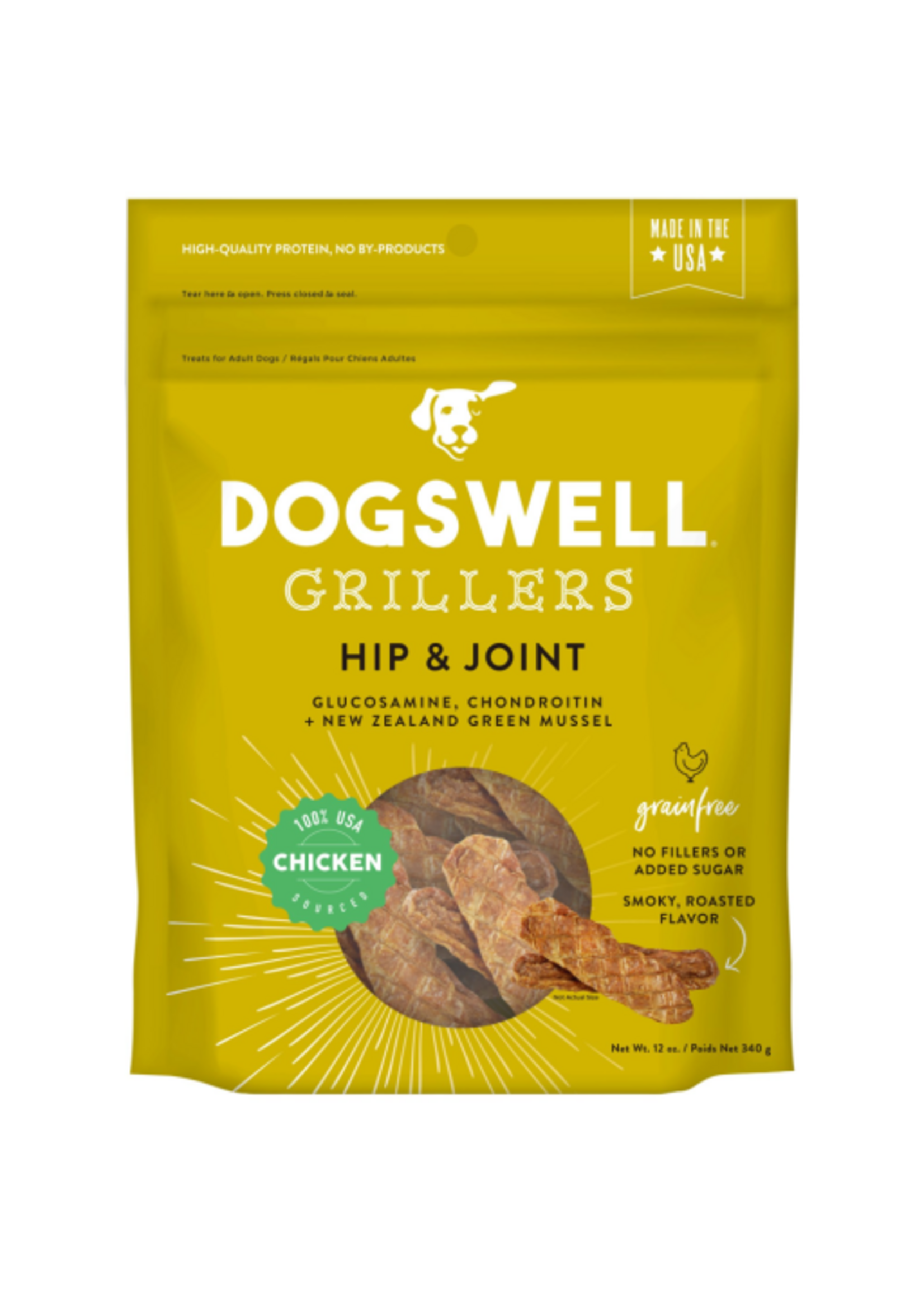 Dogswell Dogswell Grillers Hip & Joint  Chicken Dog Treats - 12 oz
