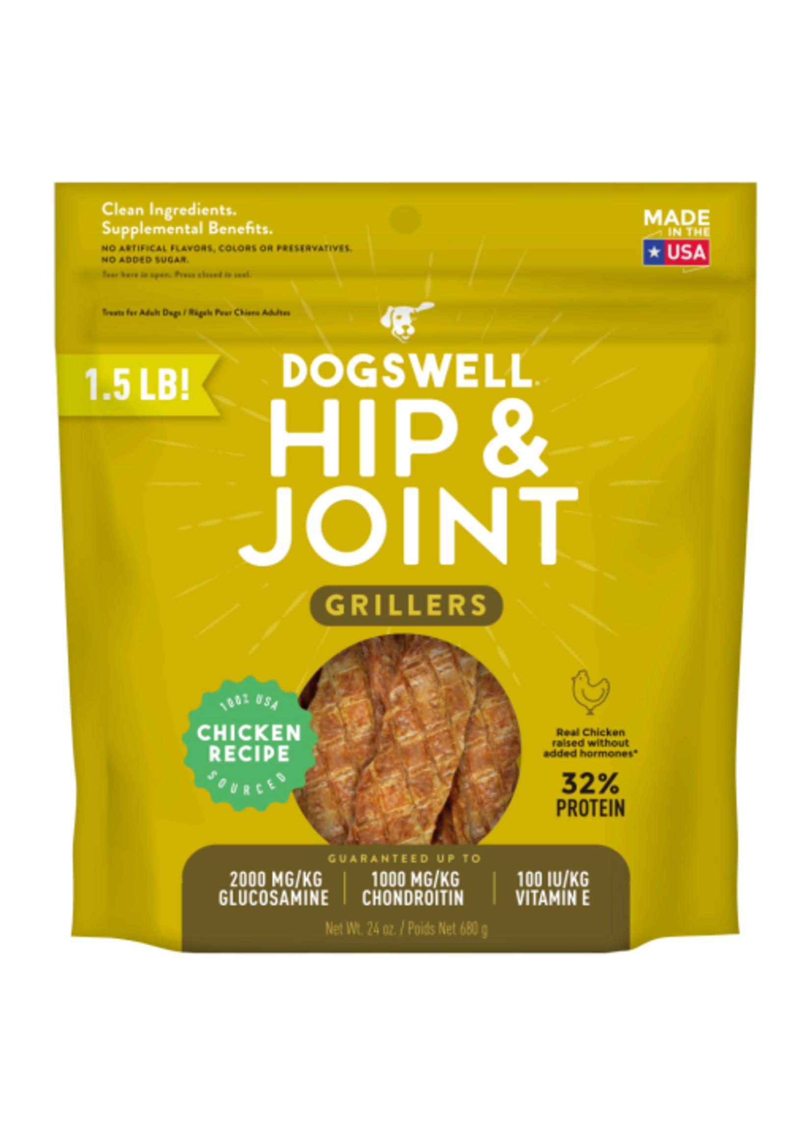 Dogswell Dogswell Grillers Hip & Joint Chicken Dog Treats - 24 oz