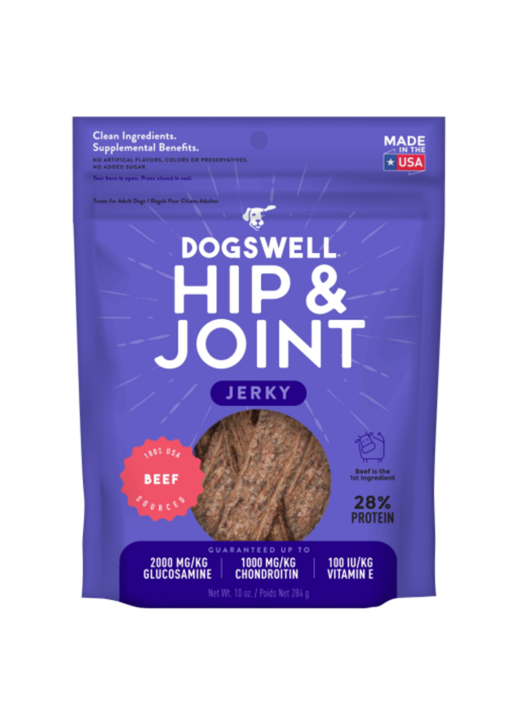 Dogswell Dogswell Hip & Joint Beef Jerky Dog Treats - 12 oz