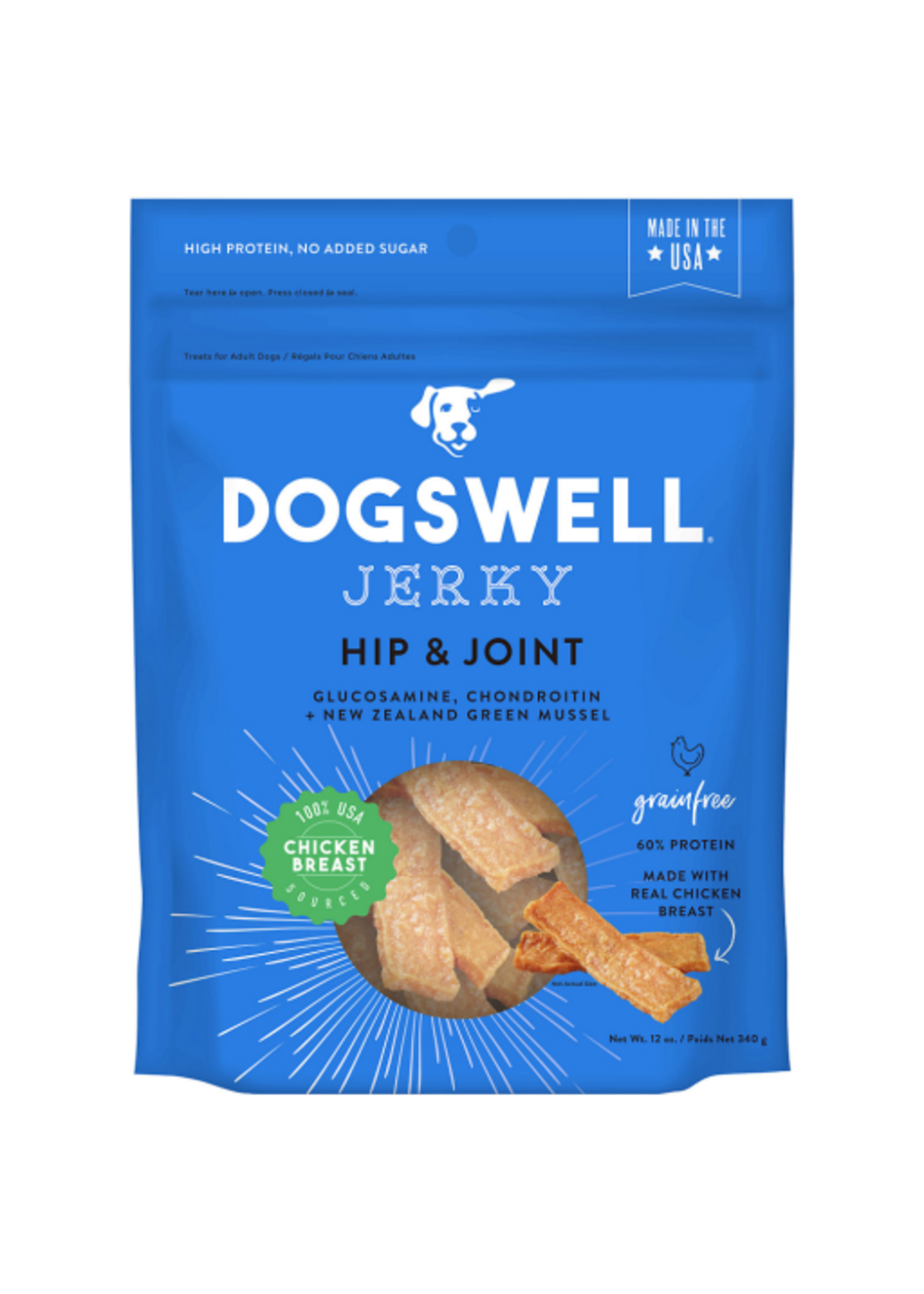 Dogswell Dogswell Hip & Joint Chicken Jerky Dog Treats - 12 oz