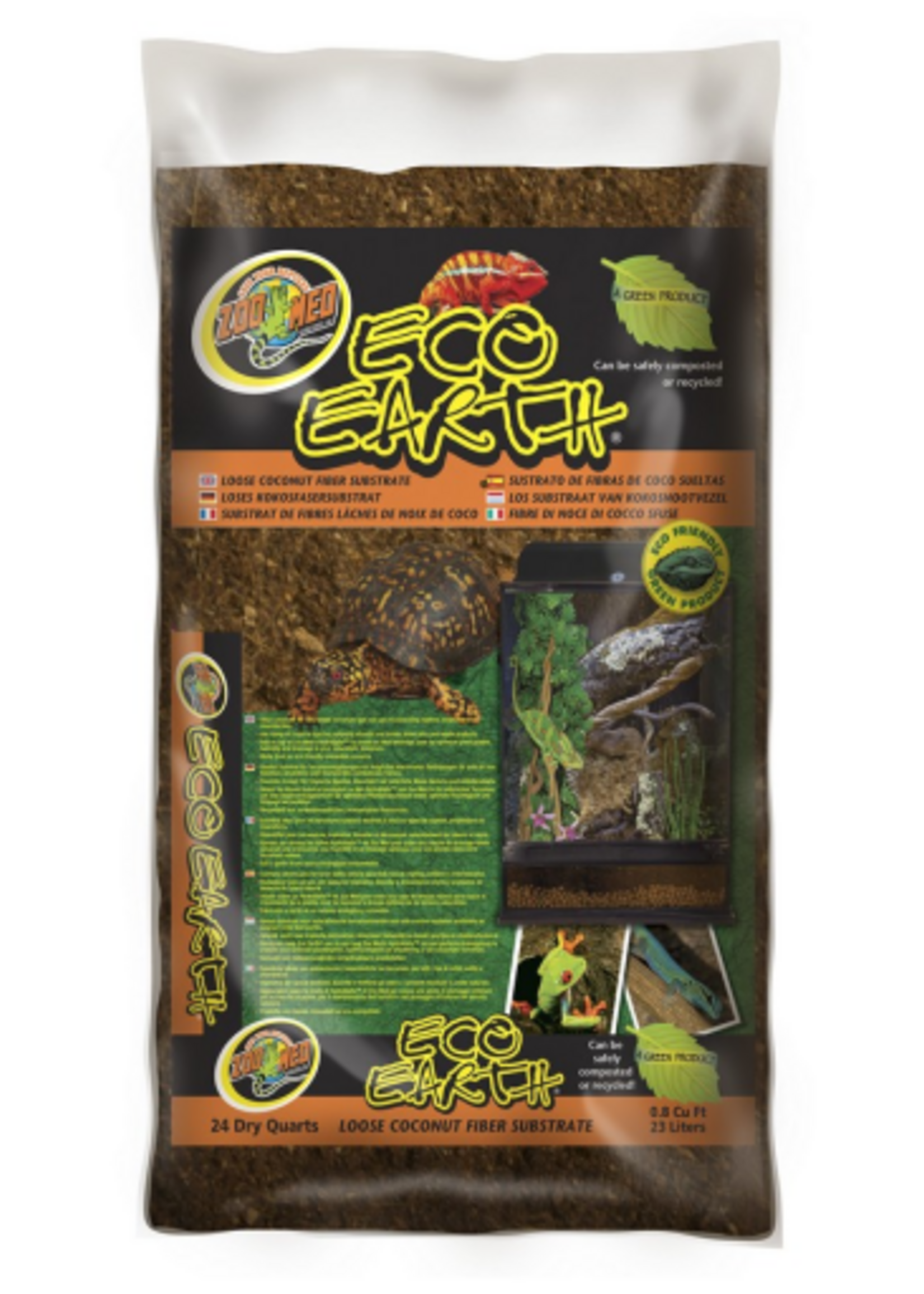 Zoo Med Zoo Med Eco Earth Coconut Fiber Substrate - 24 Quarts