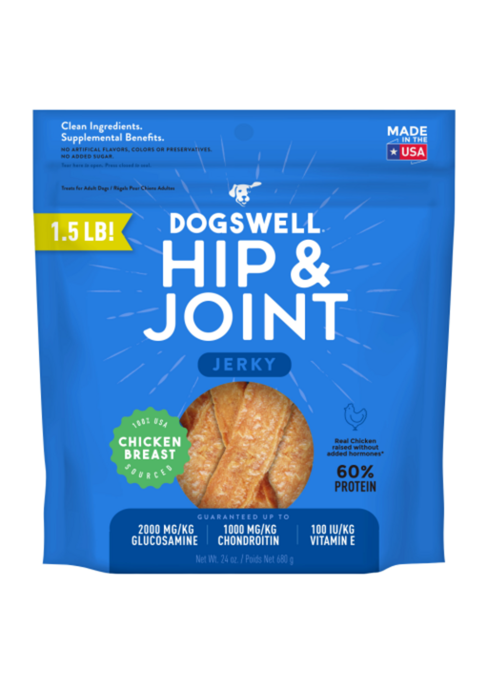 Dogswell Dogswell Hip & Joint Chicken Jerky Dog Treats - 24 oz