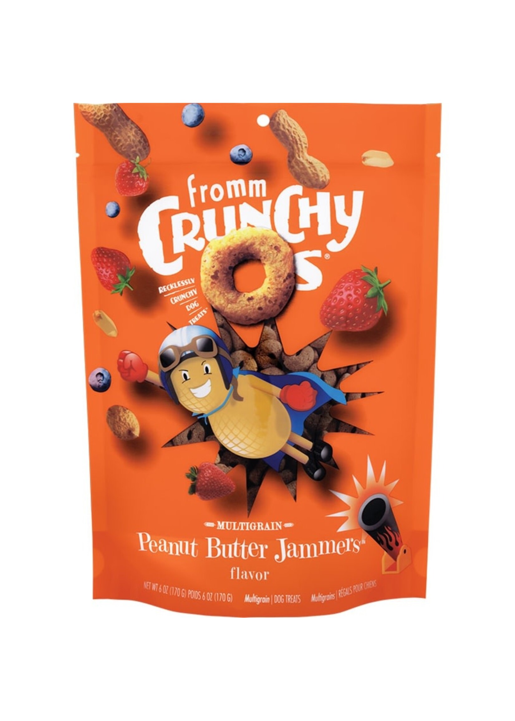 Fromm Fromm Crunchy Os Peanut Butter Jammers Dog Treats - 6 oz