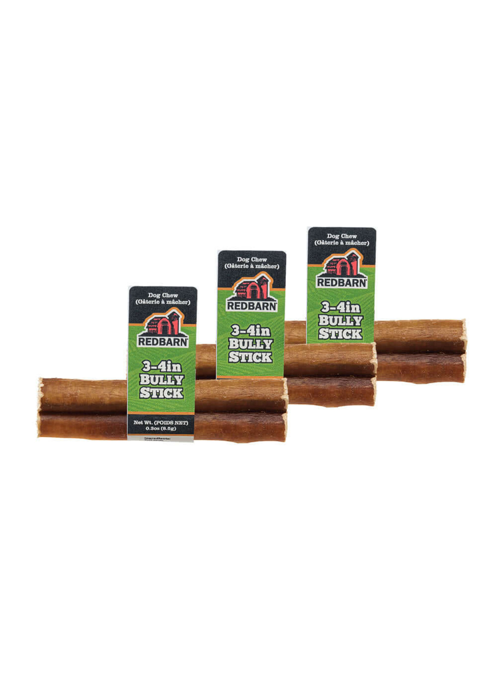 Redbarn Redbarn Bully Stick Dog Treat - 3-4" (65)