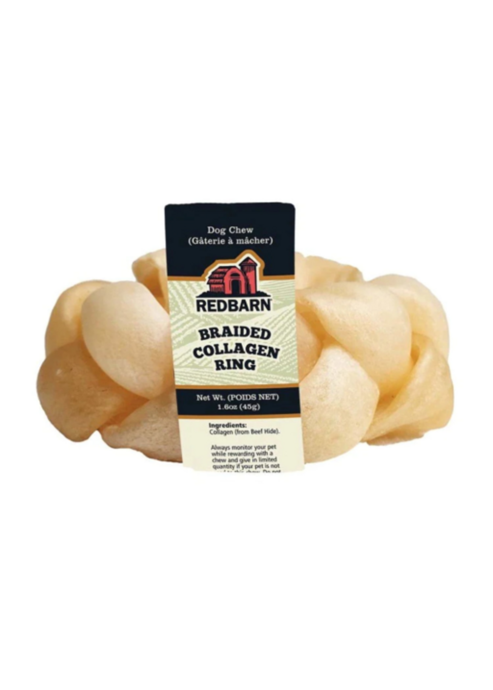 Redbarn Redbarn Collagen Braided Ring Dog Treat (15)
