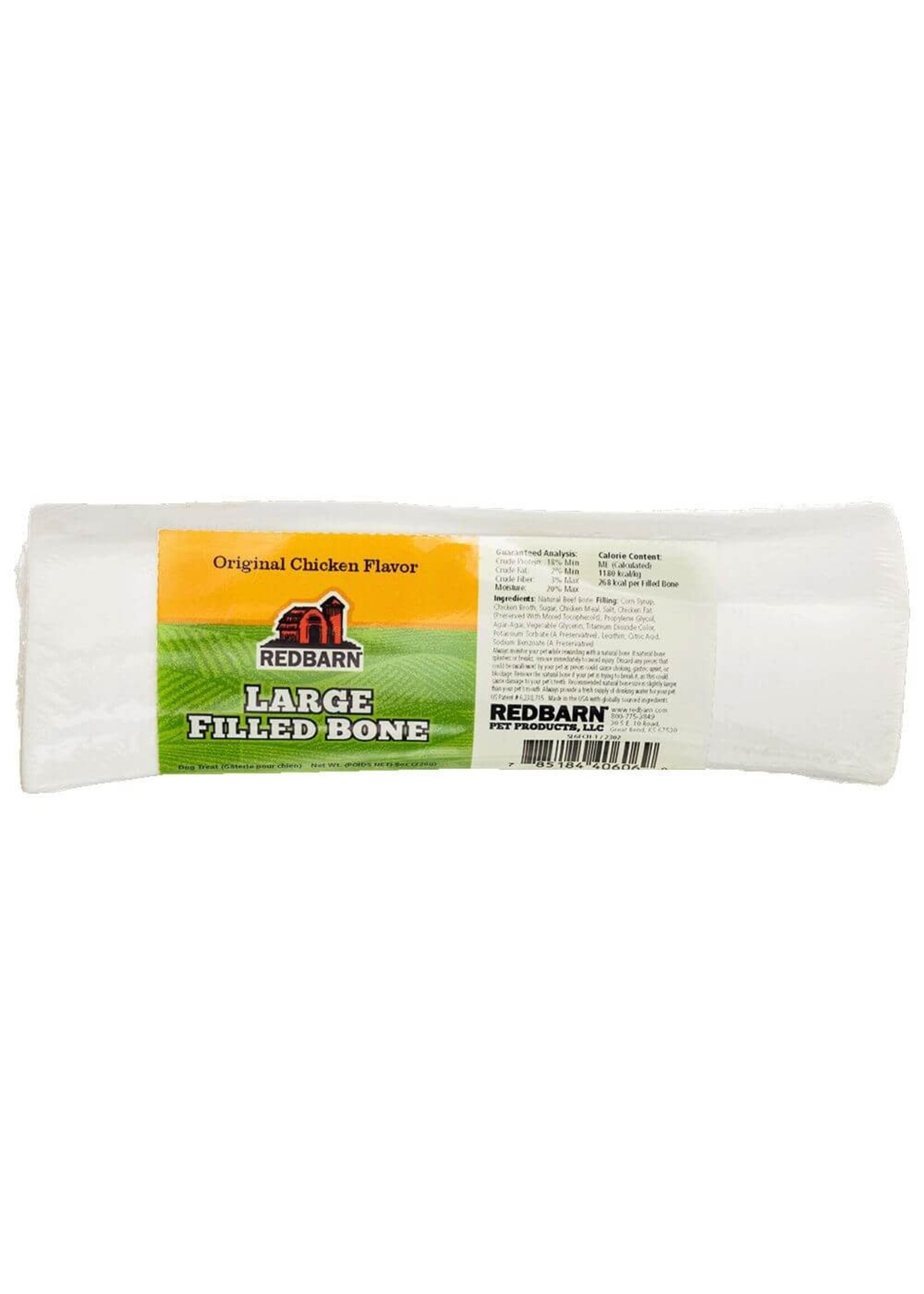 Redbarn Redbarn Filled Bone Dog Treat - Large Chicken - 5-6" (15)