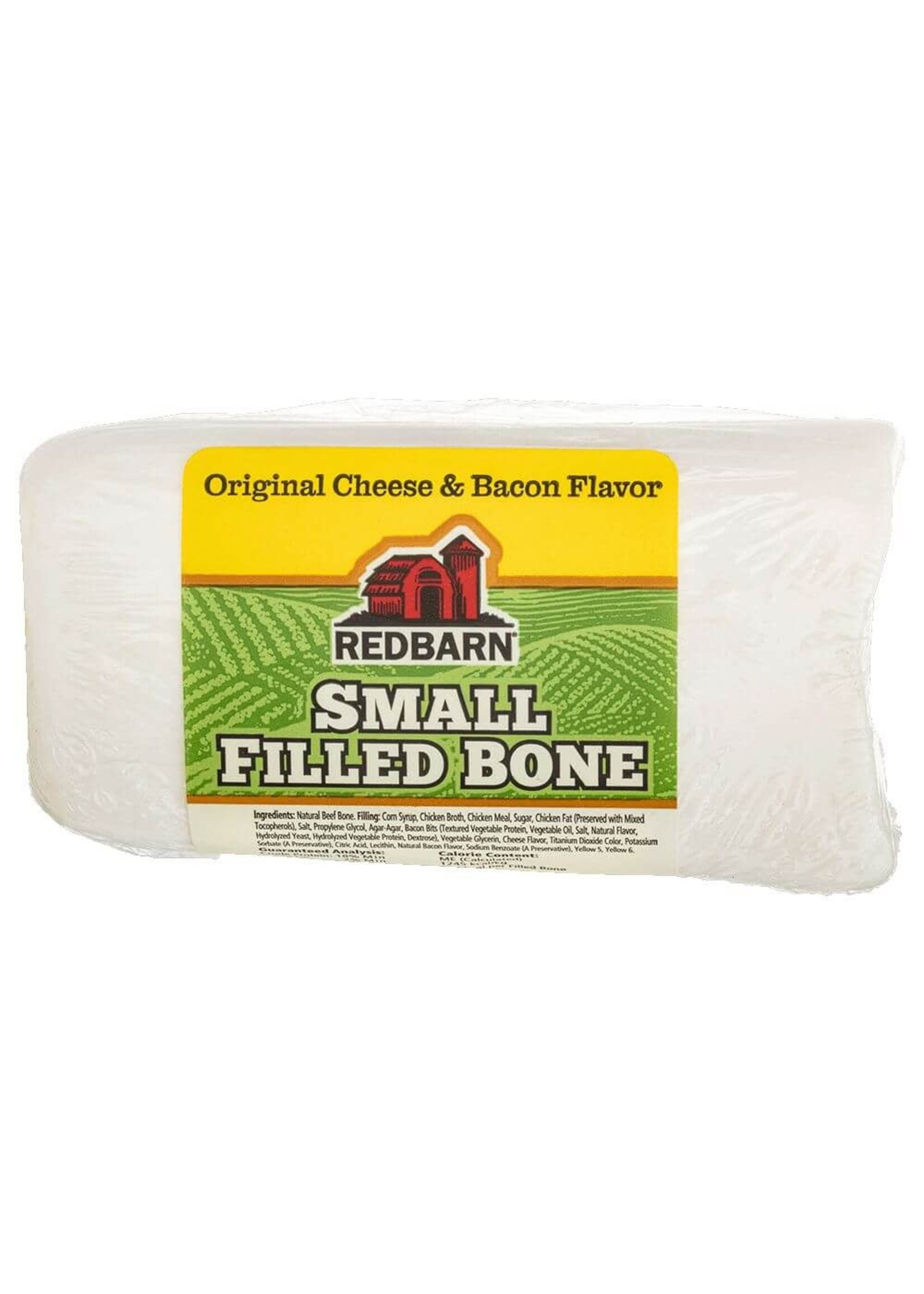 Redbarn Redbarn Filled Bone Dog Treat - Small Cheese & Bacon - 2-3" (20)
