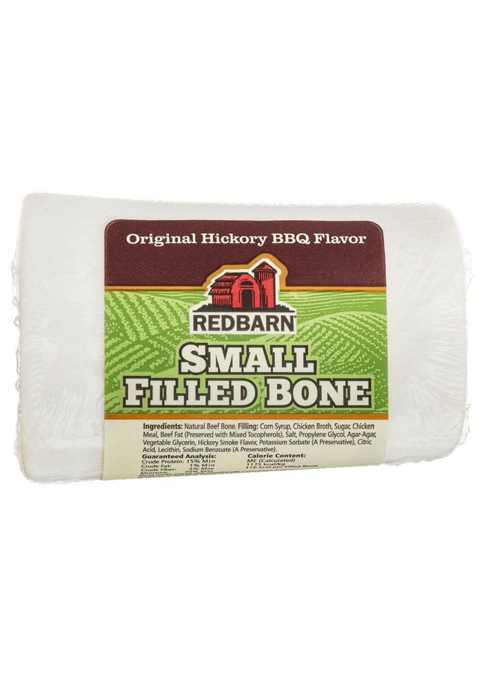 Redbarn Redbarn Filled Bone Dog Treat - Small Hickory BBQ - 2-3" (20)