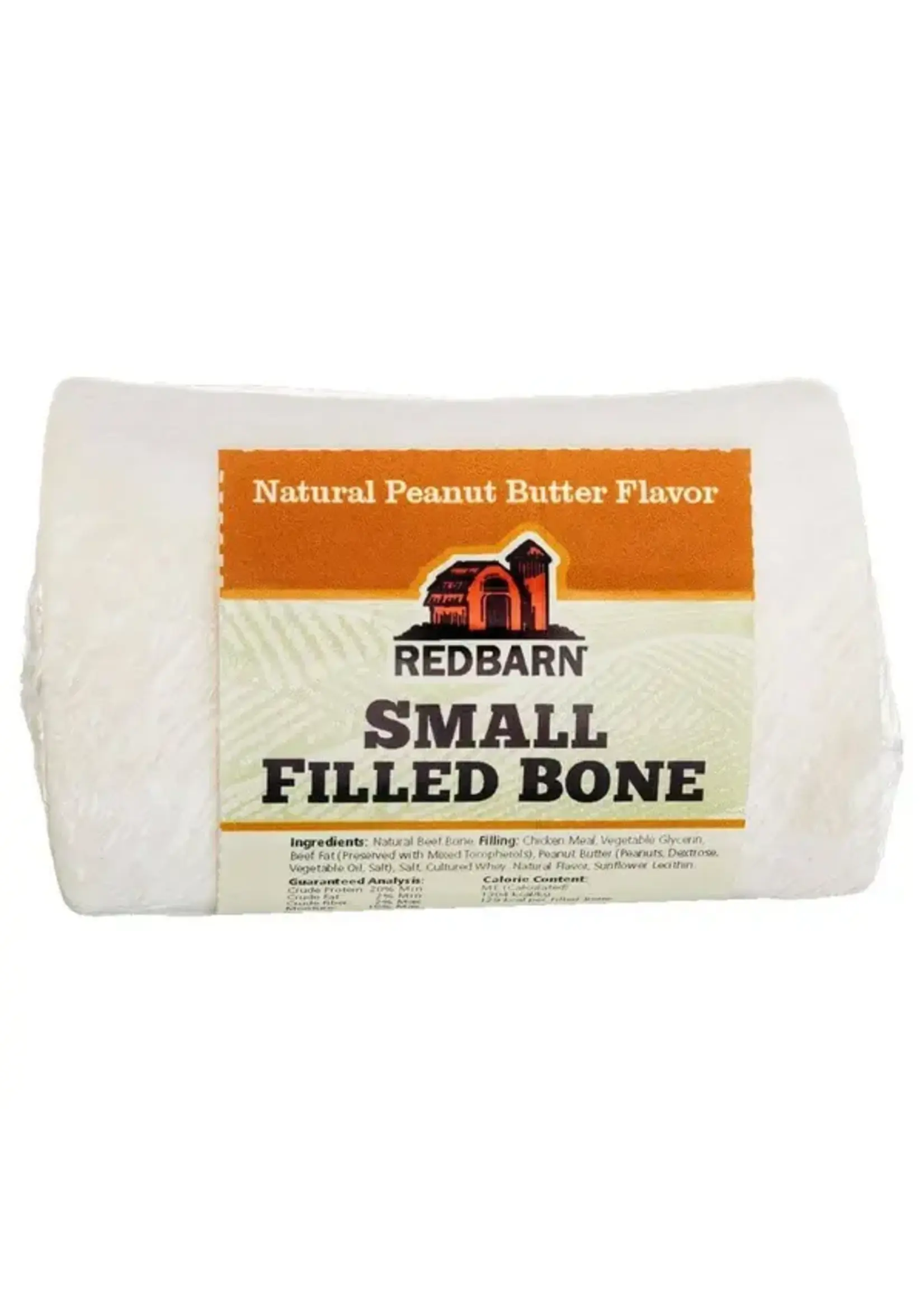 Redbarn Redbarn Filled Bone Dog Treat - Small Natural Peanut Butter - 2-3" (20)