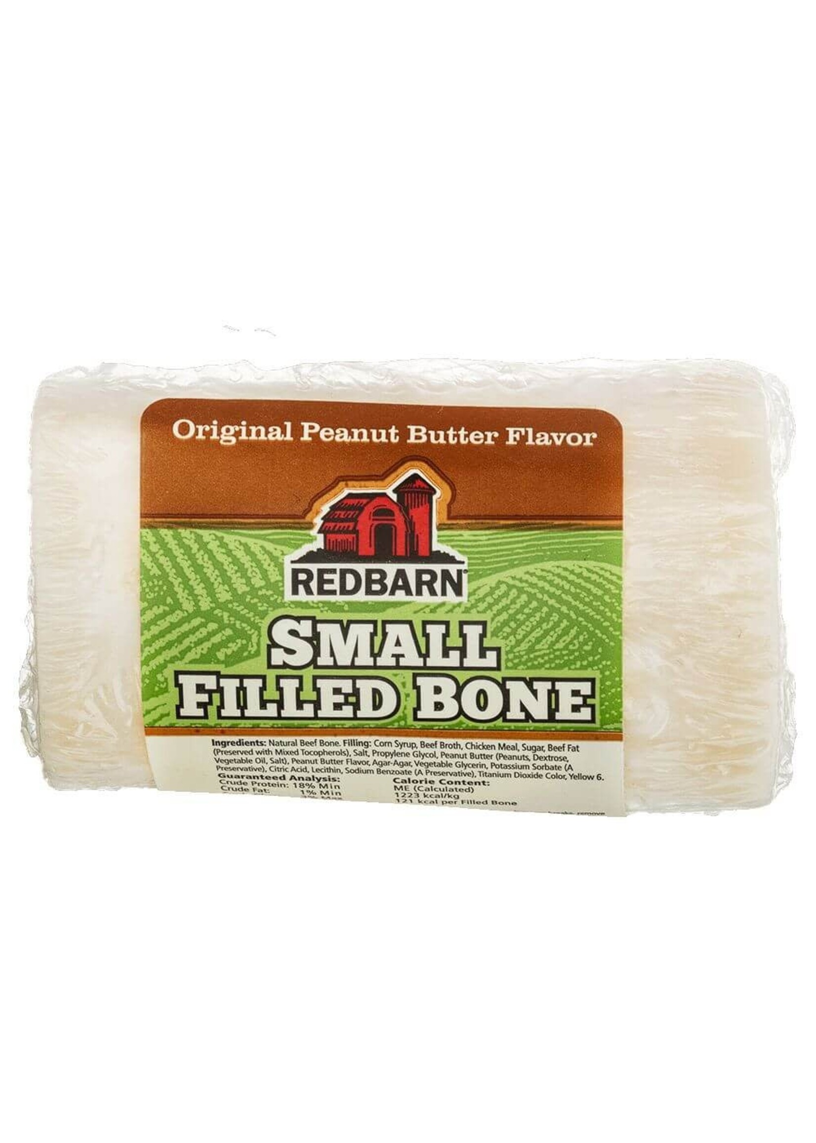 Redbarn Redbarn Filled Bone Dog Treat - Small Peanut Butter - 2-3" (20)