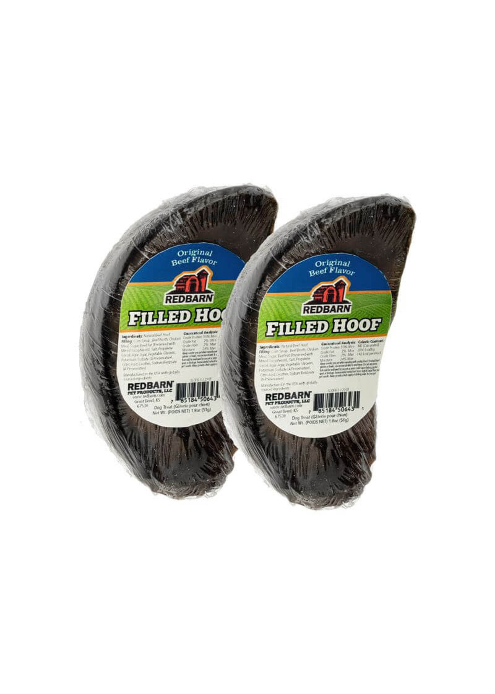 Redbarn Redbarn Filled Hoof Dog Treat - Beef (25)