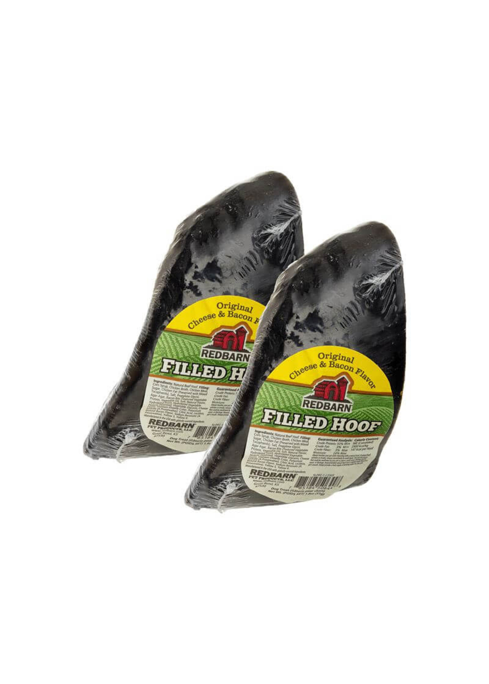 Redbarn Redbarn Filled Hoof Dog Treat - Cheese & Bacon (25)