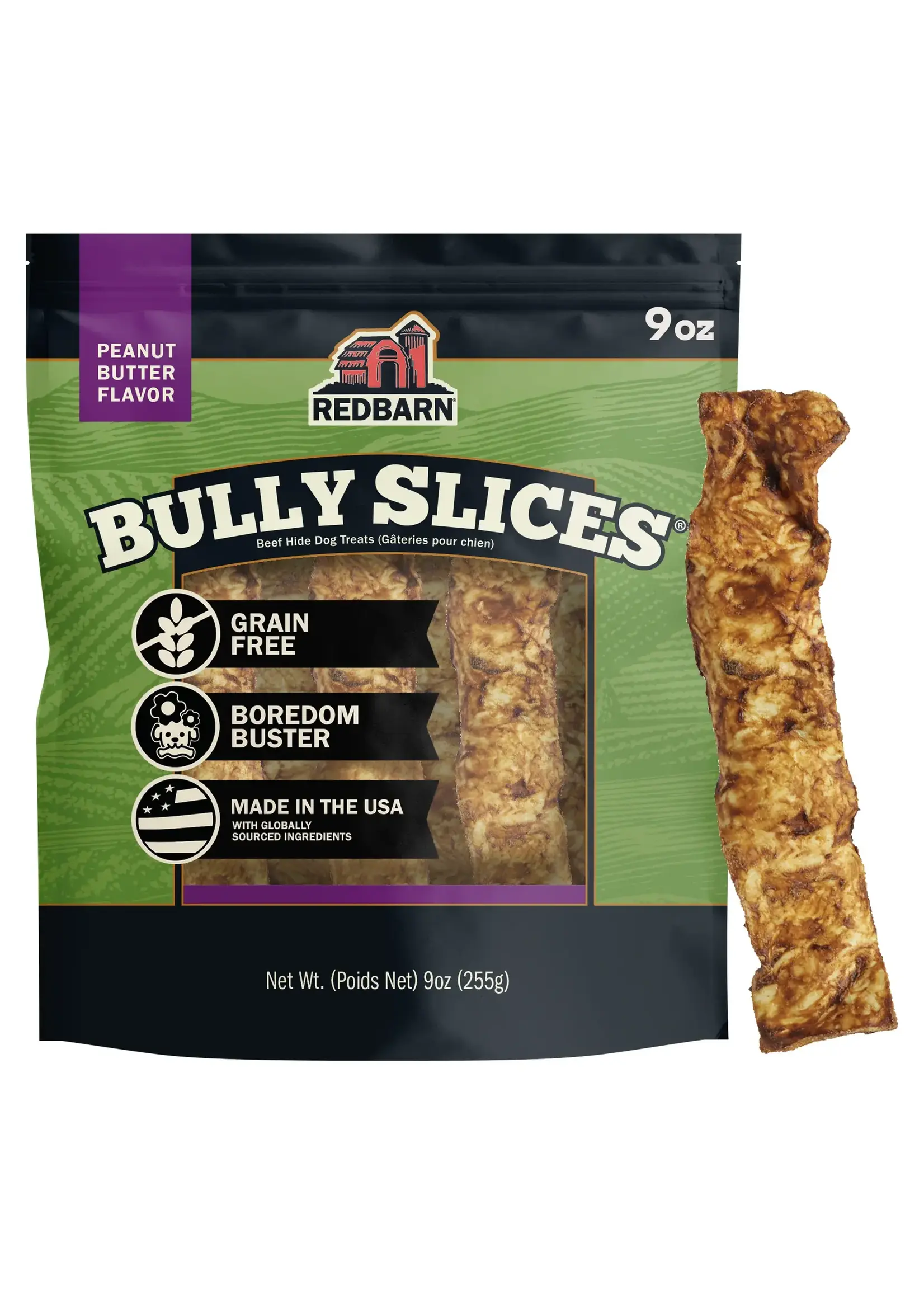 Redbarn Redbarn Bully Slices Peanut Butter Dog Treats - 9 oz Bag