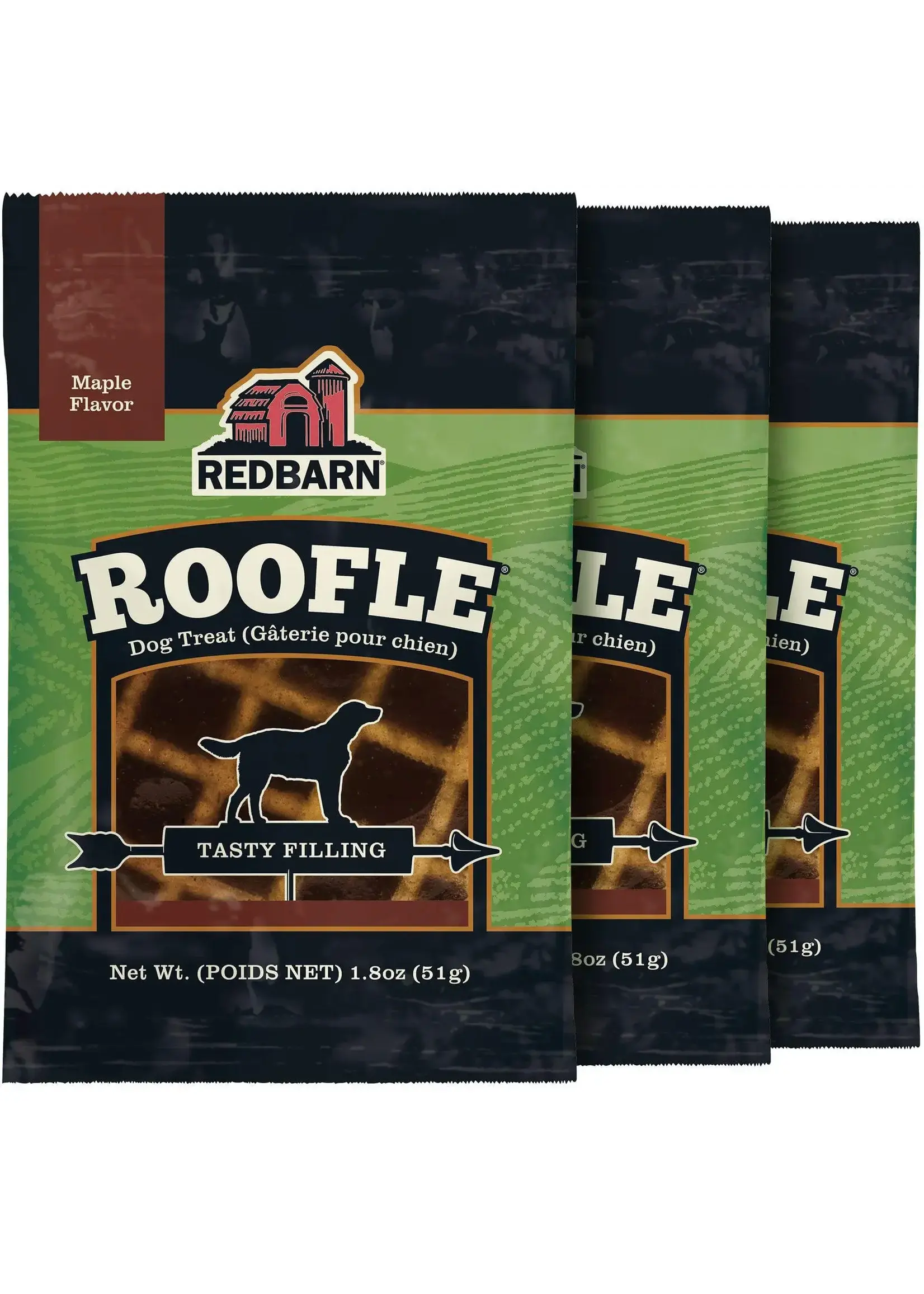 Redbarn Redbarn Roofle Maple Flavor Dog Treat (50)