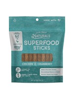 Dog Treat Naturals Dog Treat Naturals Superfood Sticks - Chicken & Cranberry - 10 oz